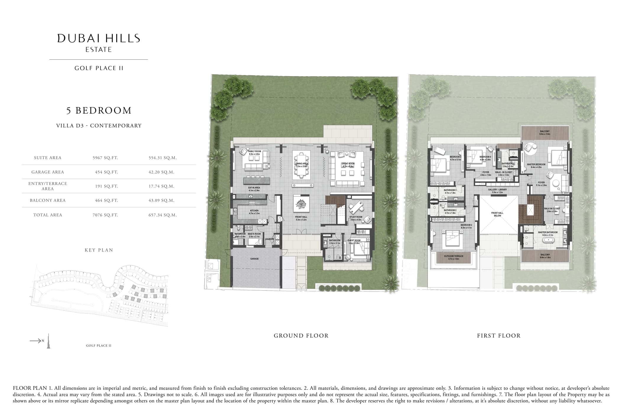 Golf Place 2, 5-Bed Floor Plan, type: 5 Bedroom