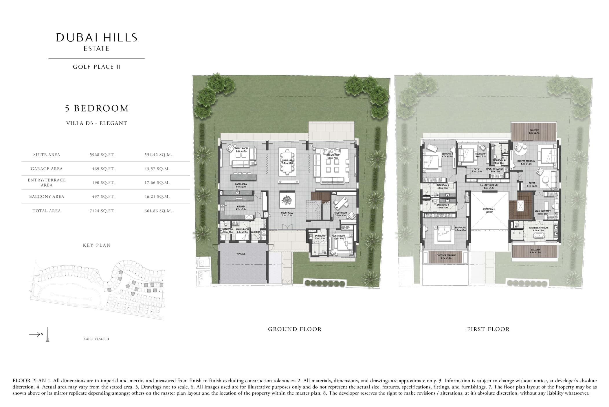 Golf Place 2, 5-Bed Floor Plan, type: 5 Bedroom