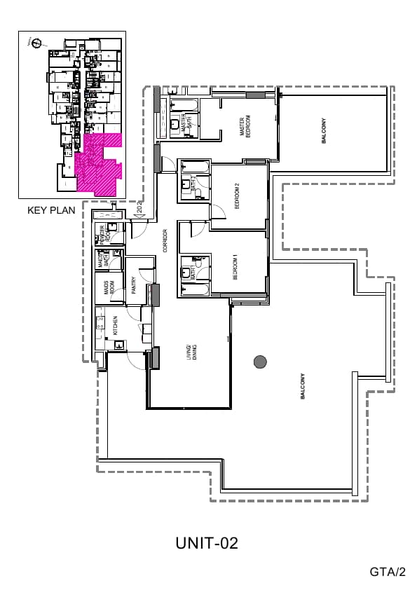 Golf Terrace, 3-Bed Floor Plan, type: 3 Bedroom