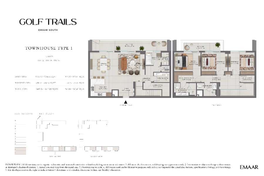 Golf Trails, 3-Bed Floor Plan, type: 3 Bed