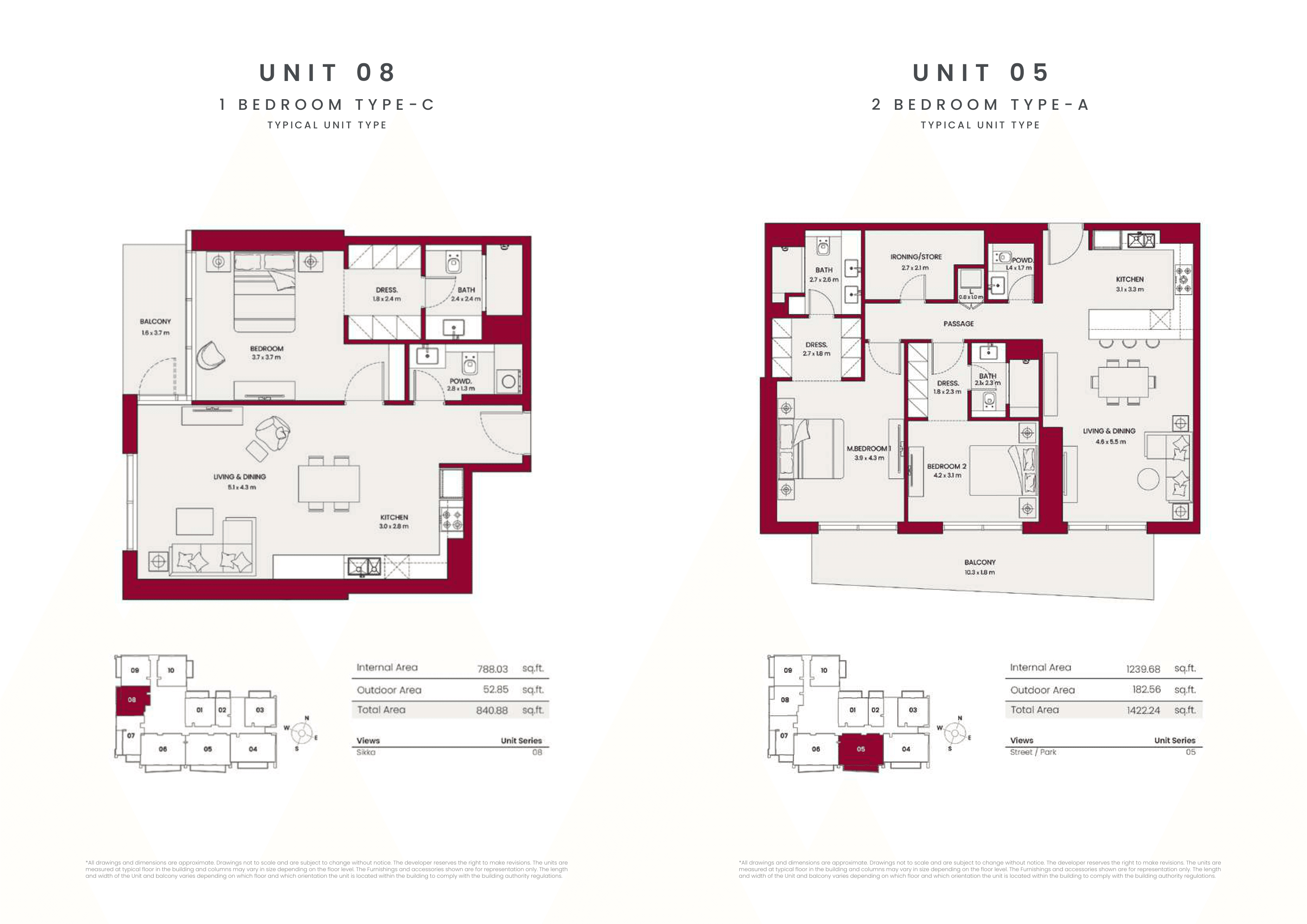 Hadley Heights, 2-Bed Floor Plan, type: