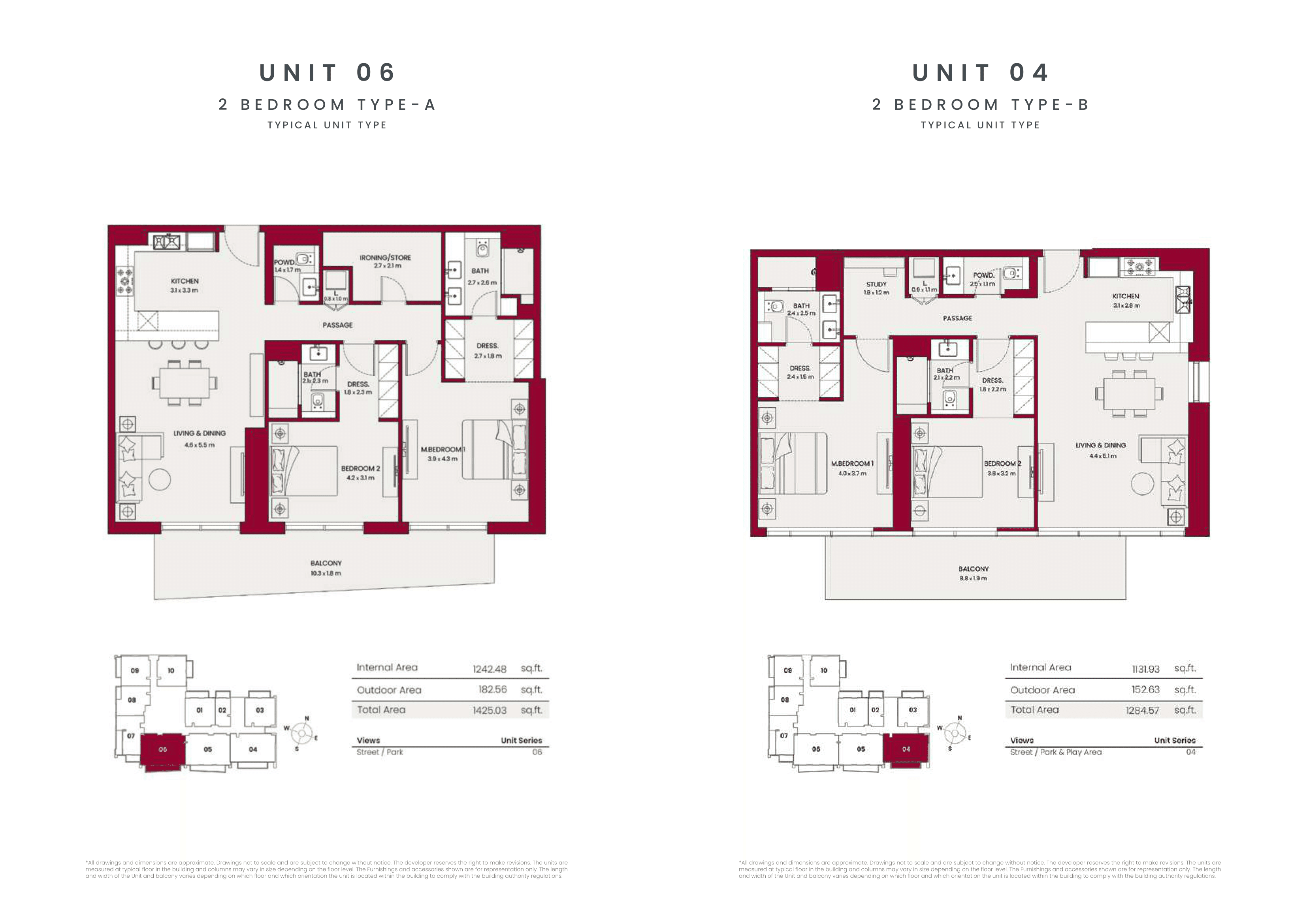 Hadley Heights, 2-Bed Floor Plan, type: