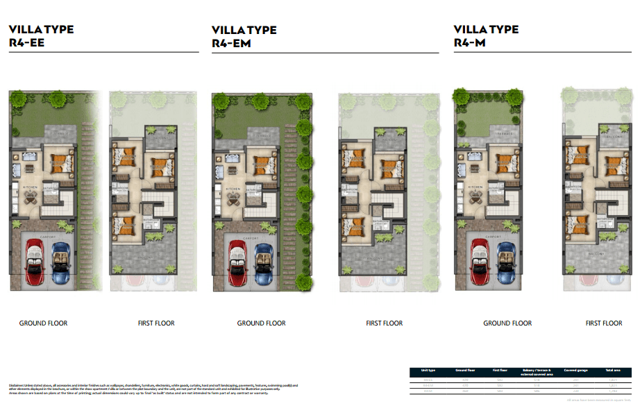 Hajar 2 Stone Villas, 4-Bed Floor Plan, type: 4 Bedroom