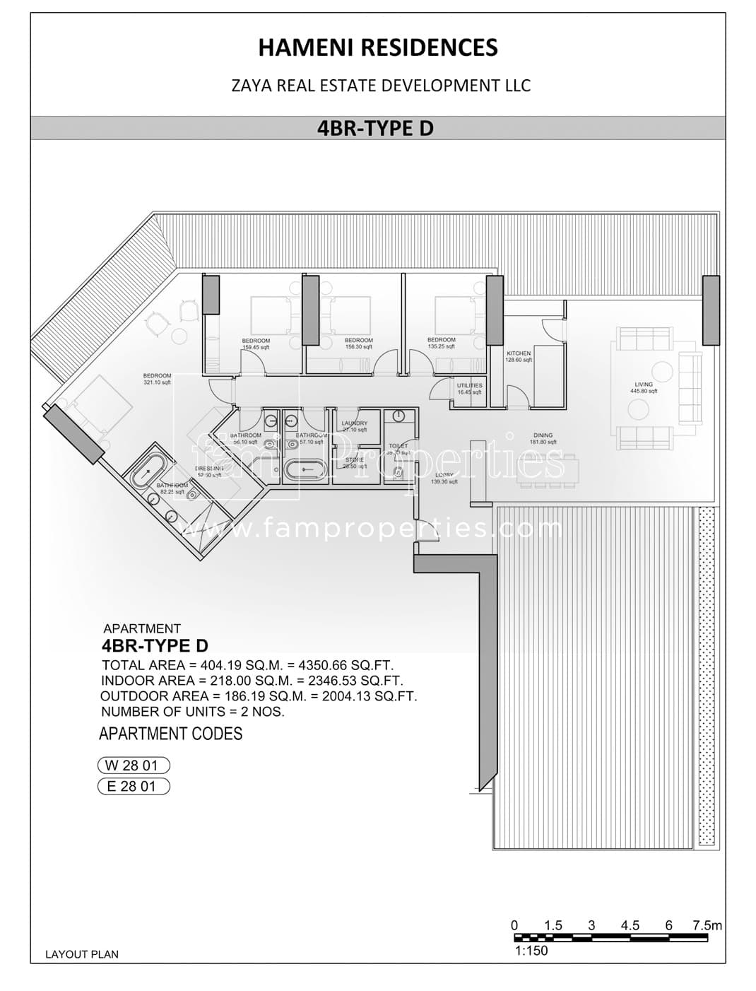 Hameni (not in use), 4-Bed Floor Plan, type: 4 Bedroom