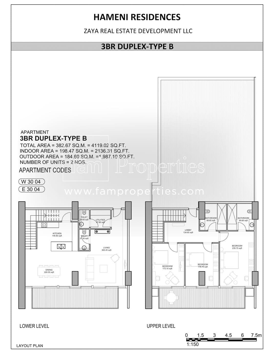Hameni (not in use), 3-Bed Floor Plan, type: 3 Bedroom