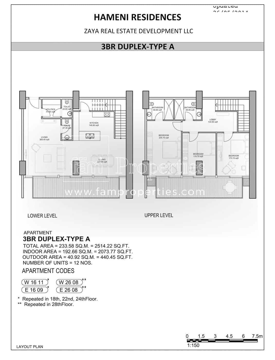 Hameni (not in use), 3-Bed Floor Plan, type: 3 Bedroom