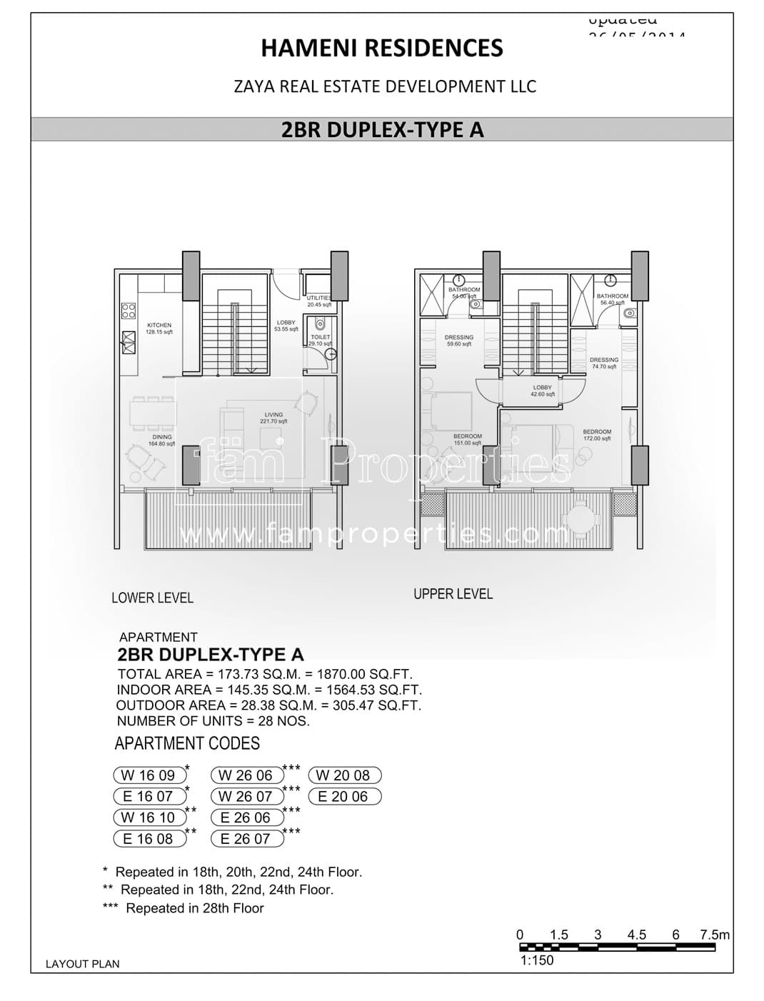 Hameni (not in use), 2-Bed Floor Plan, type: 2 Bedroom
