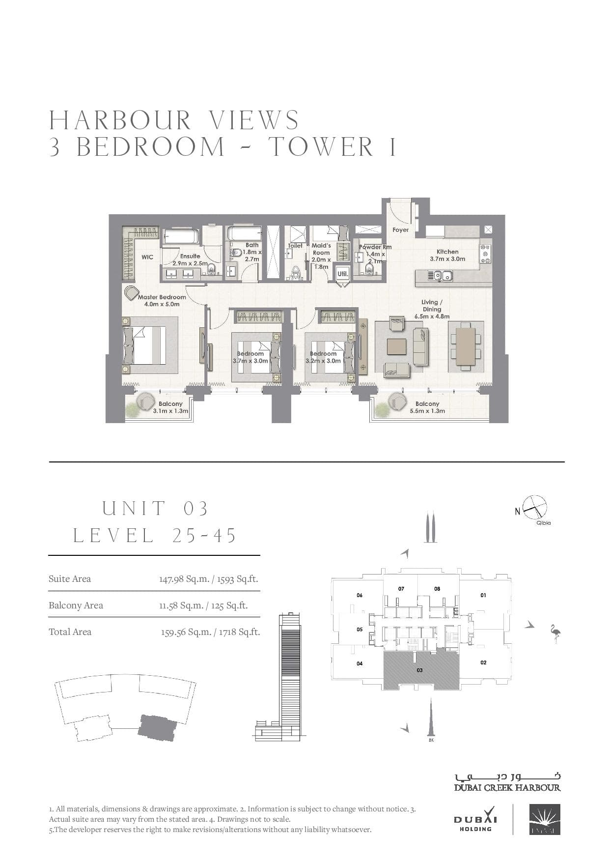 Harbour Views, 3-Bed Floor Plan, type: 3 Bedroom