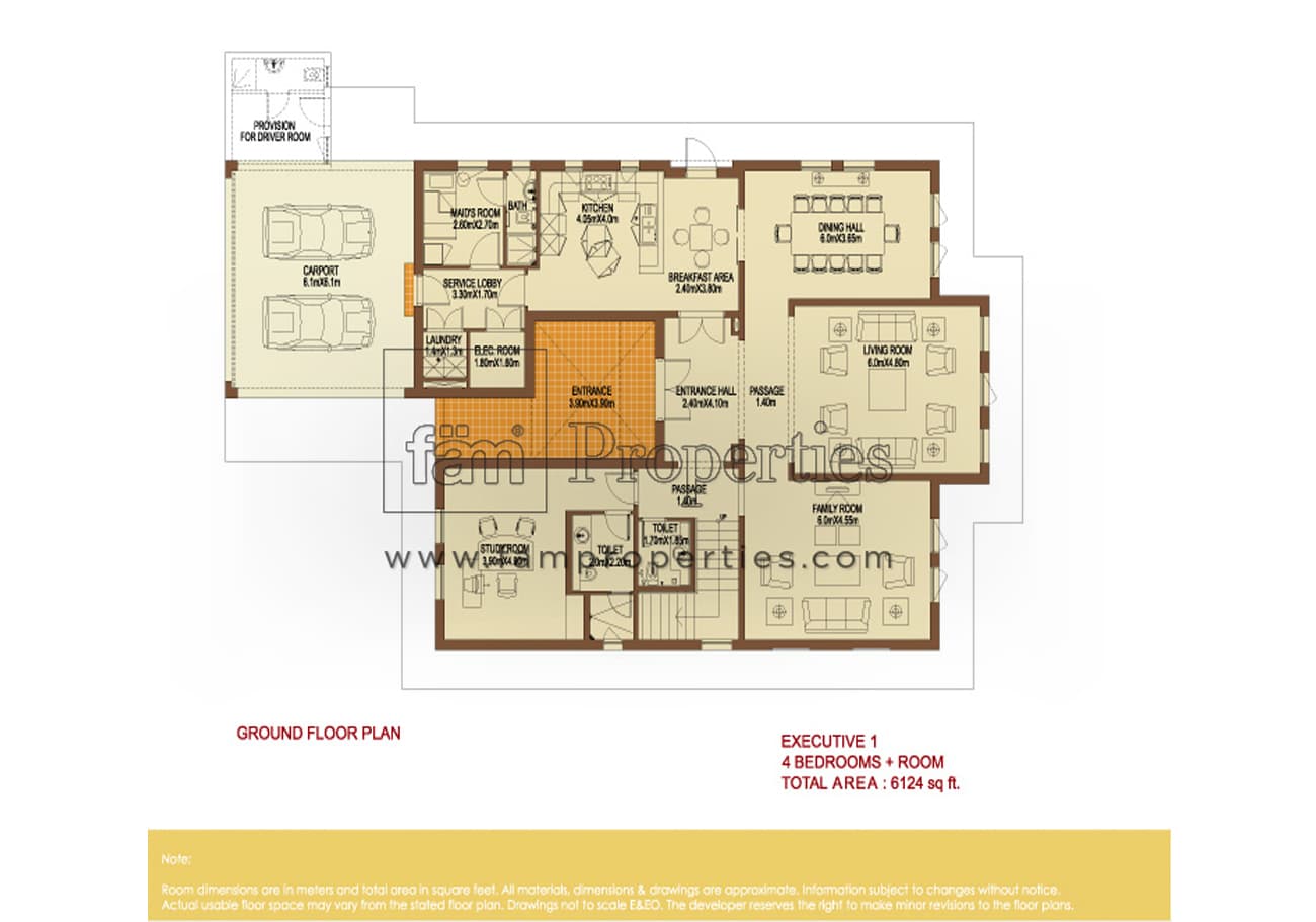 Hattan, 4-Bed Floor Plan, type: Type E1 - First Floor