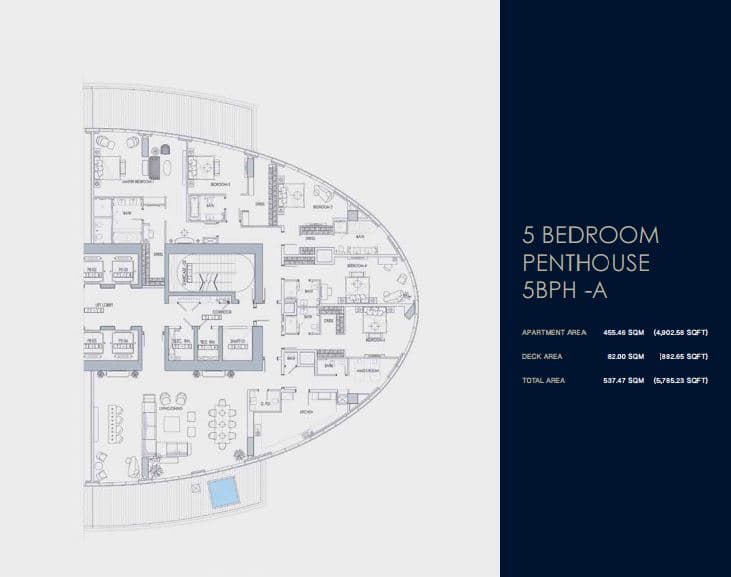 Imperial Avenue, 5-Bed Floor Plan, type: 5 Bedroom