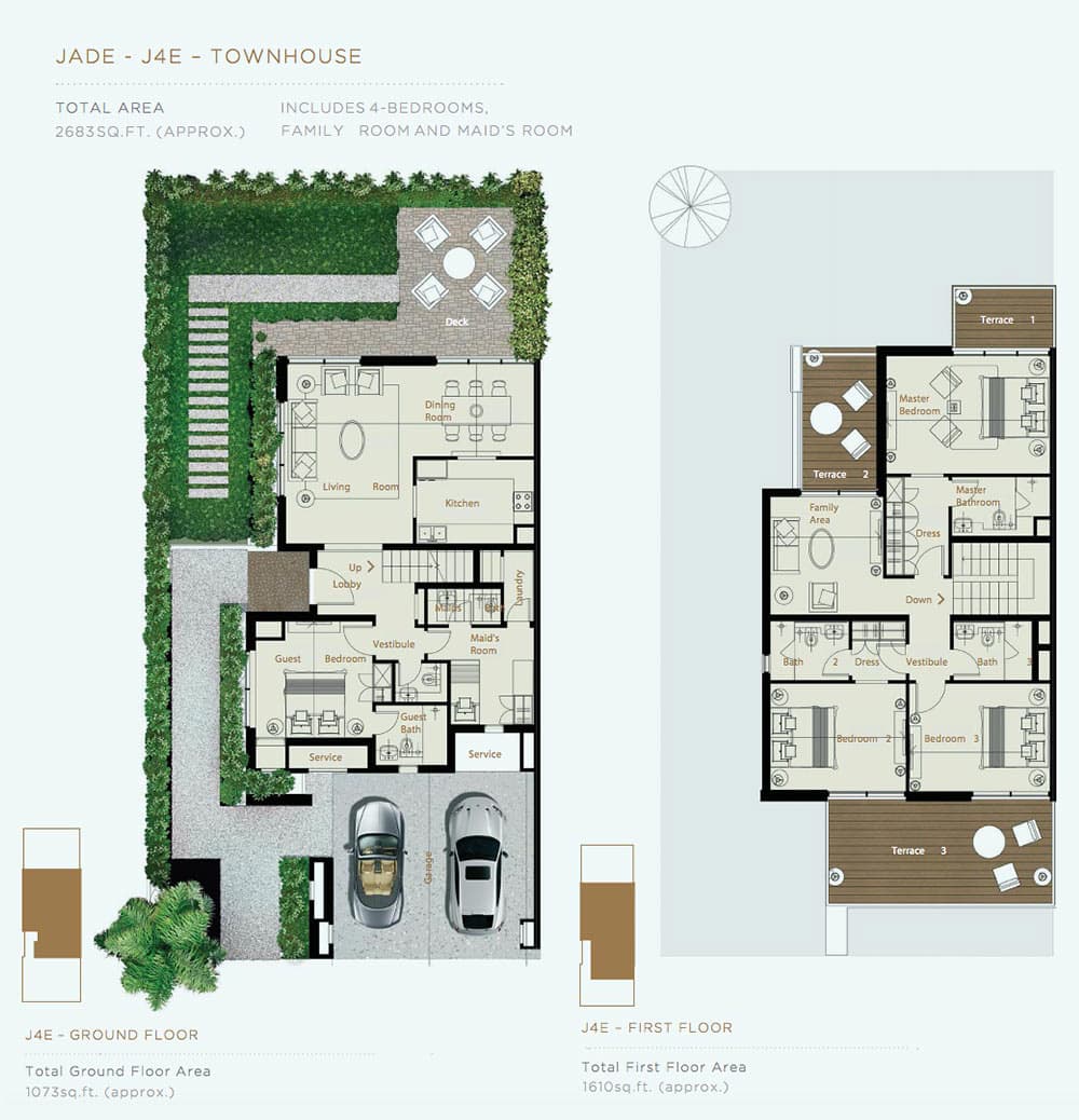 Jade at the Fields, 4-Bed Floor Plan, type: J4E