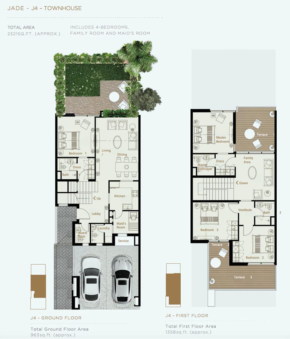 Jade at the Fields, 4-Bed Floor Plan, type: J4
