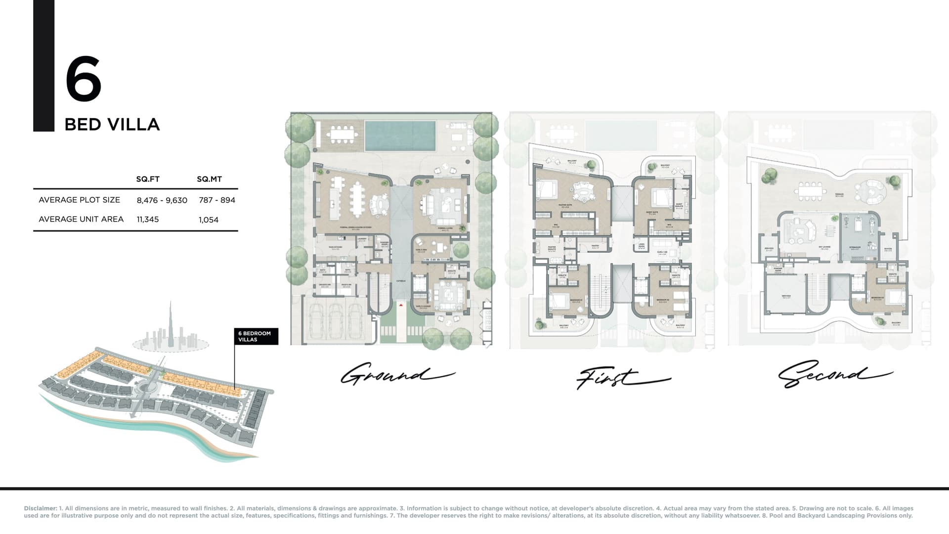 Karl Lagerfeld Villas, 6-Bed Floor Plan, type: 6BR - Villa