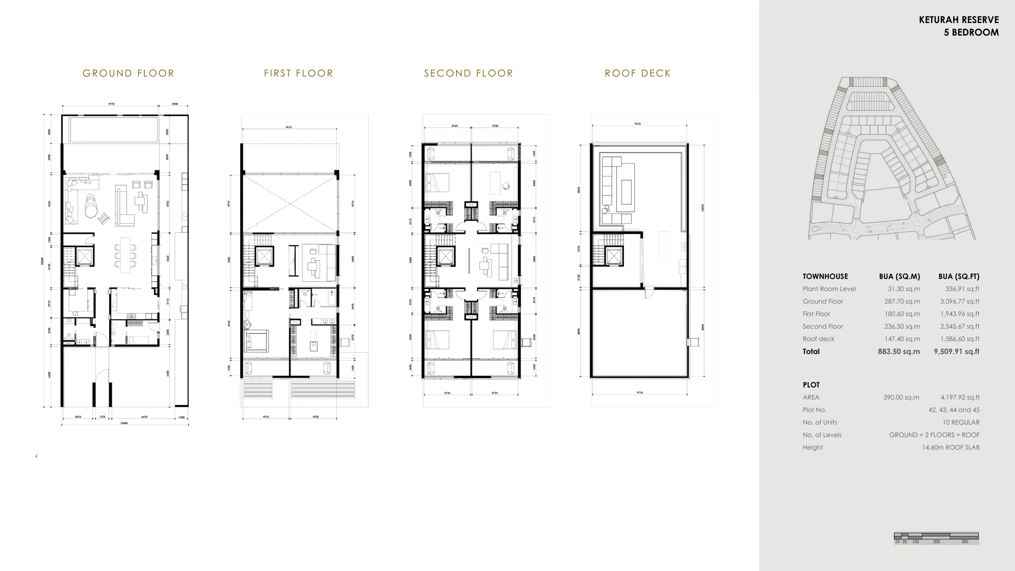 Keturah Reserve, 5-Bed Floor Plan, type: 5BR