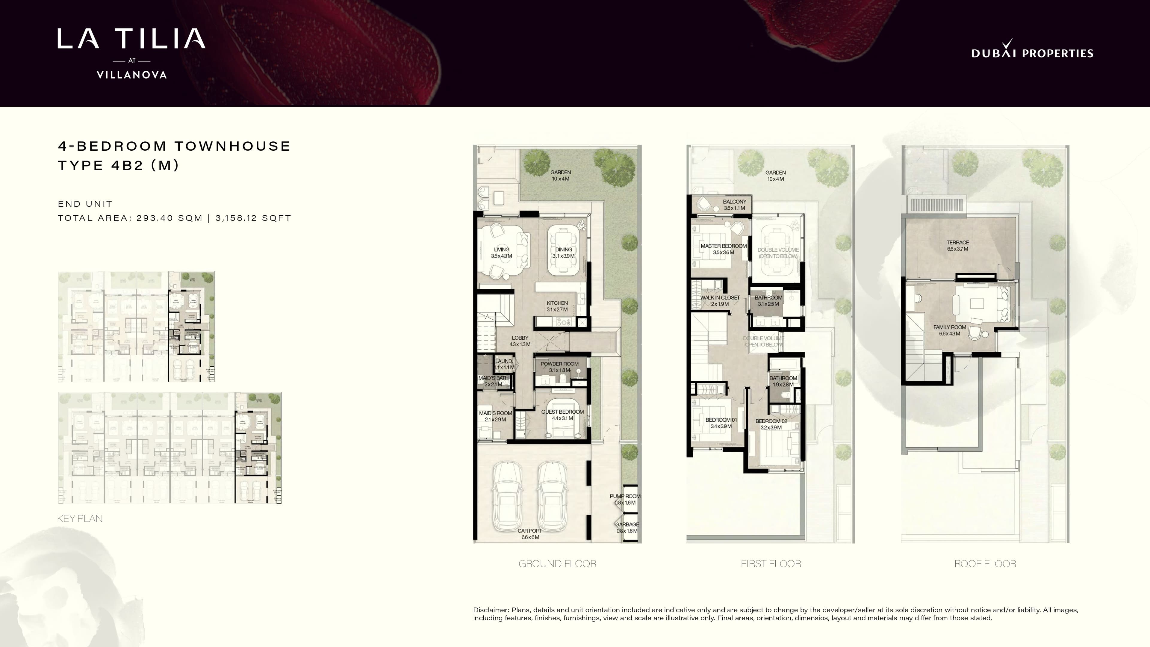 La Tilia, 4-Bed Floor Plan, type: 4 Bed