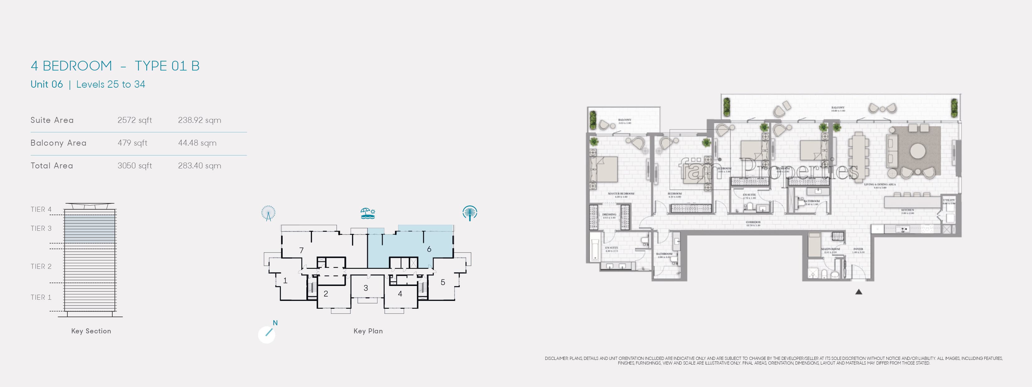 La Vie, 4-Bed Floor Plan, type: 4 Bedroom