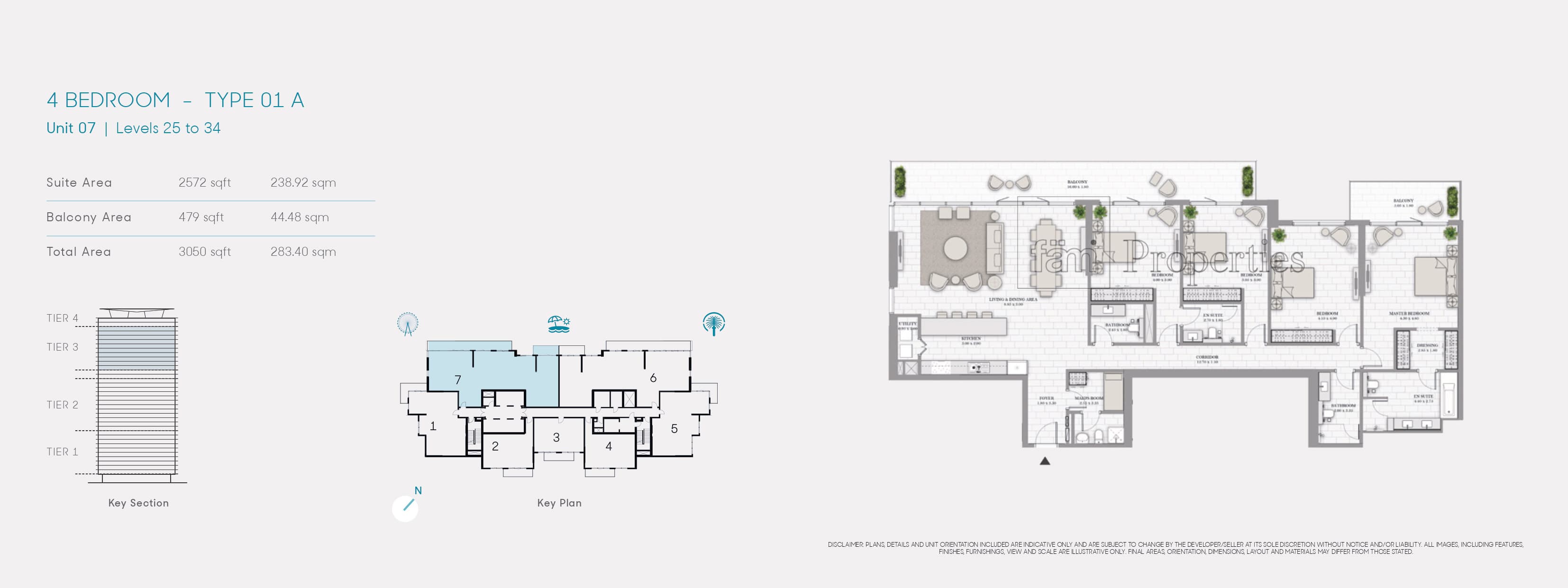 La Vie, 4-Bed Floor Plan, type: 4 Bedroom
