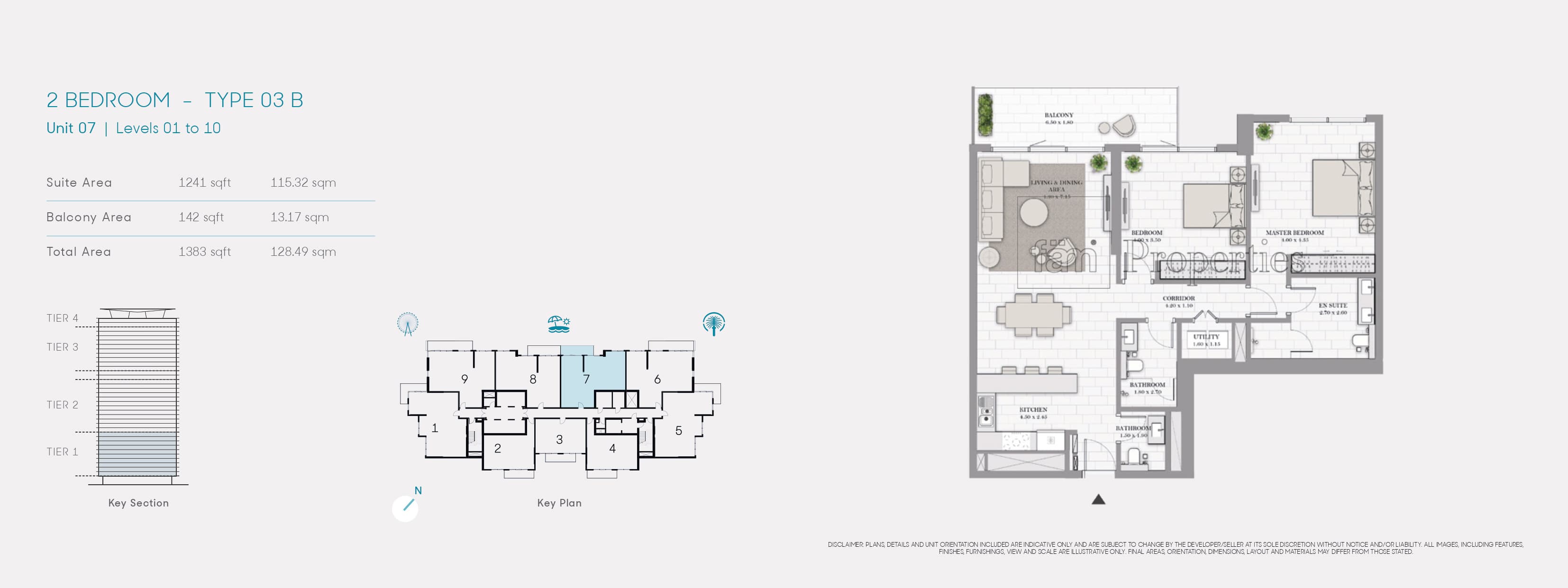 La Vie, 2-Bed Floor Plan, type: 2 Bedroom
