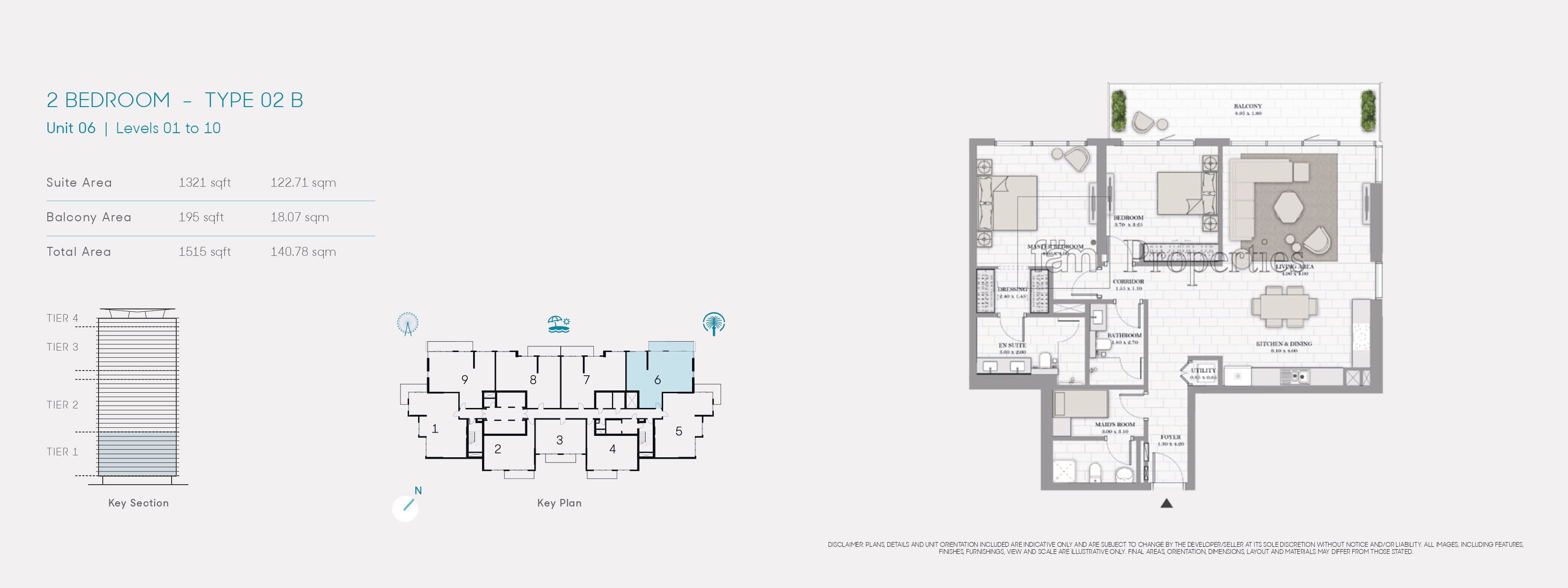 La Vie, 2-Bed Floor Plan, type: 2 Bedroom