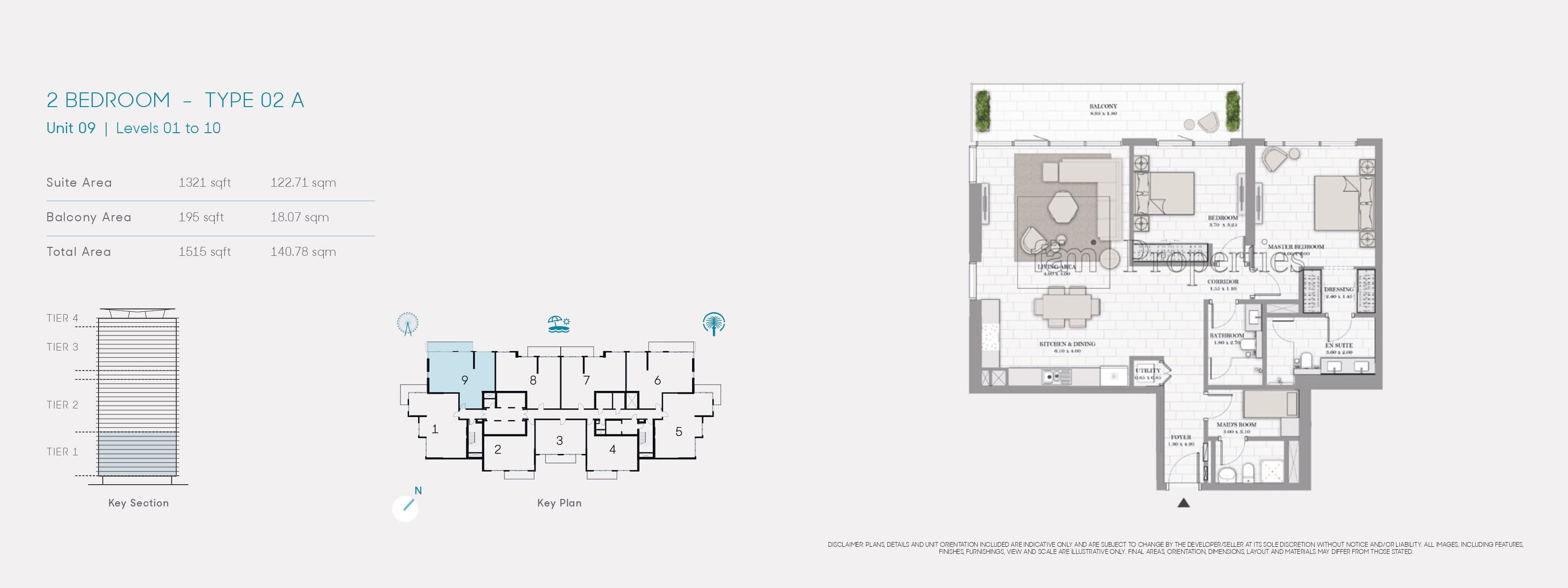 La Vie, 2-Bed Floor Plan, type: 2 Bedroom