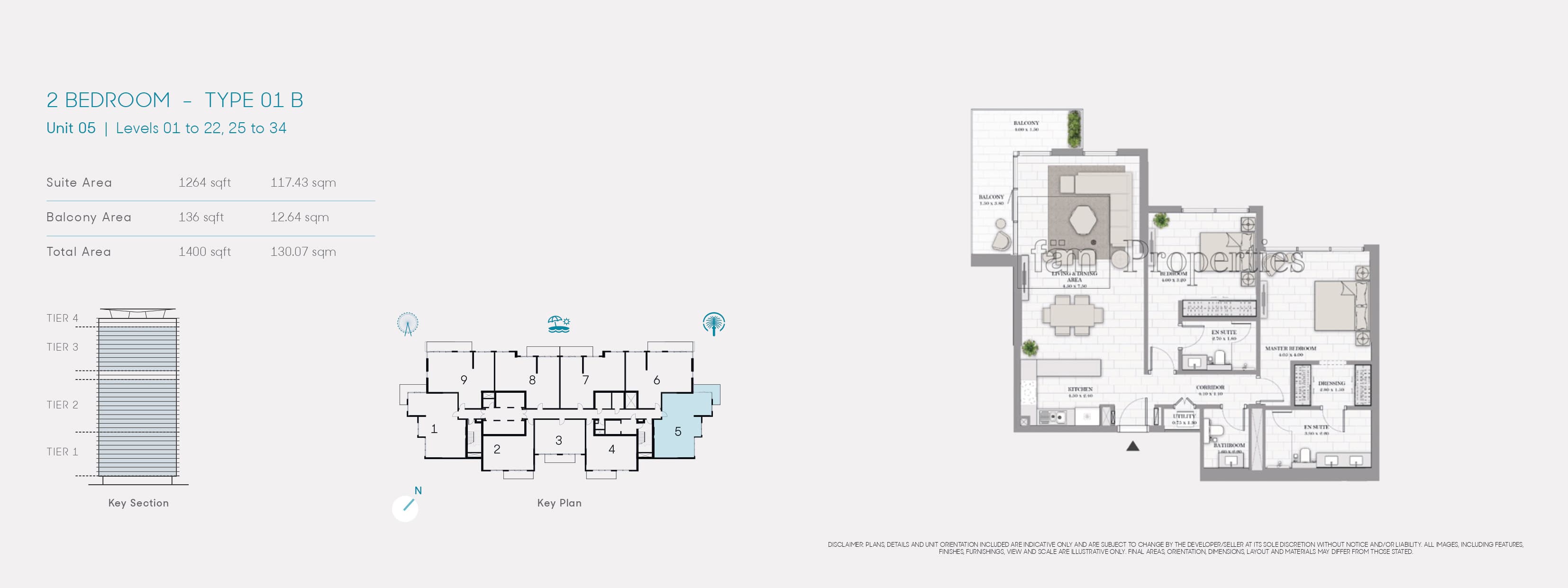 La Vie, 2-Bed Floor Plan, type: 2 Bedroom