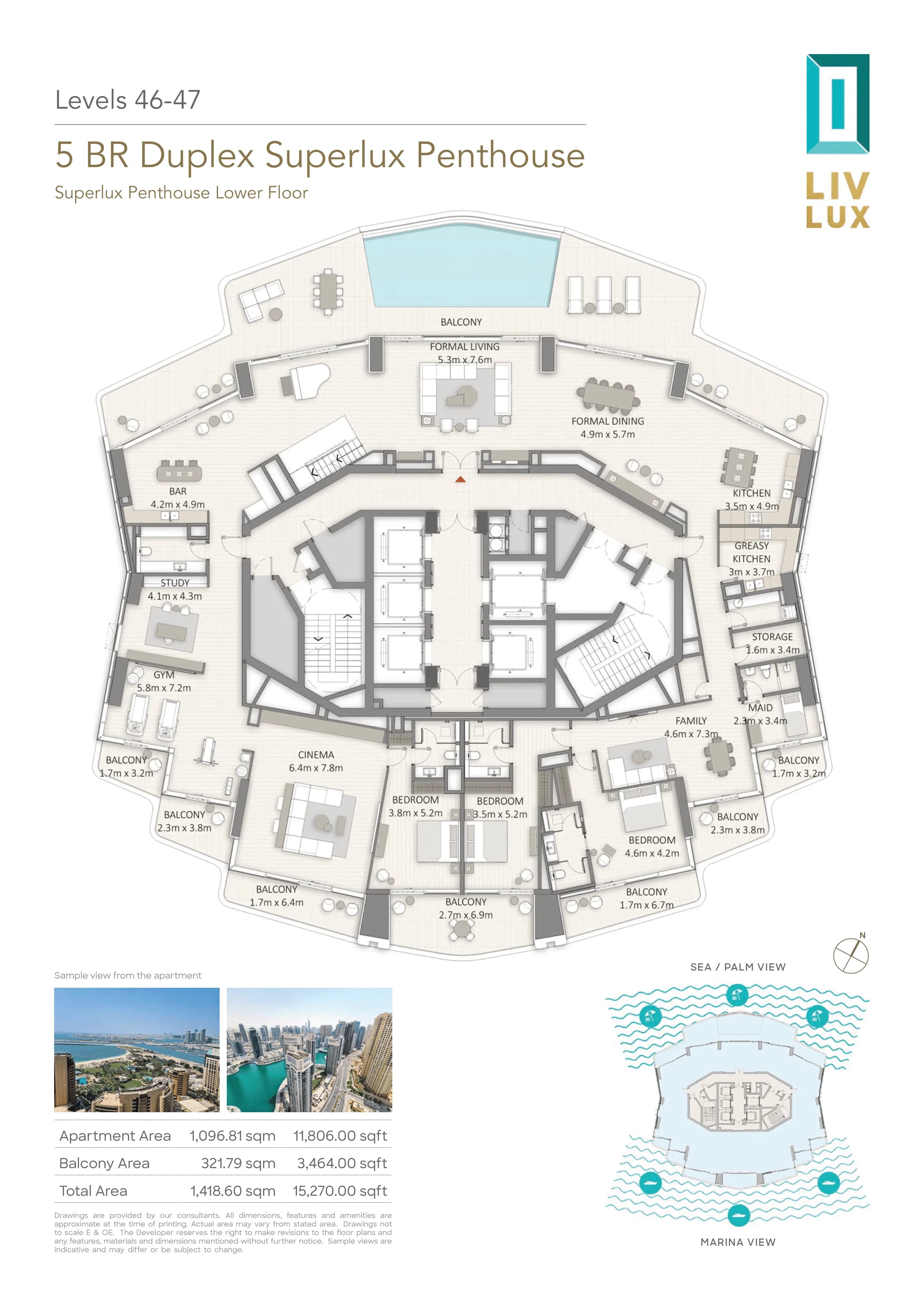 LIV LUX, 5-Bed Floor Plan, type: