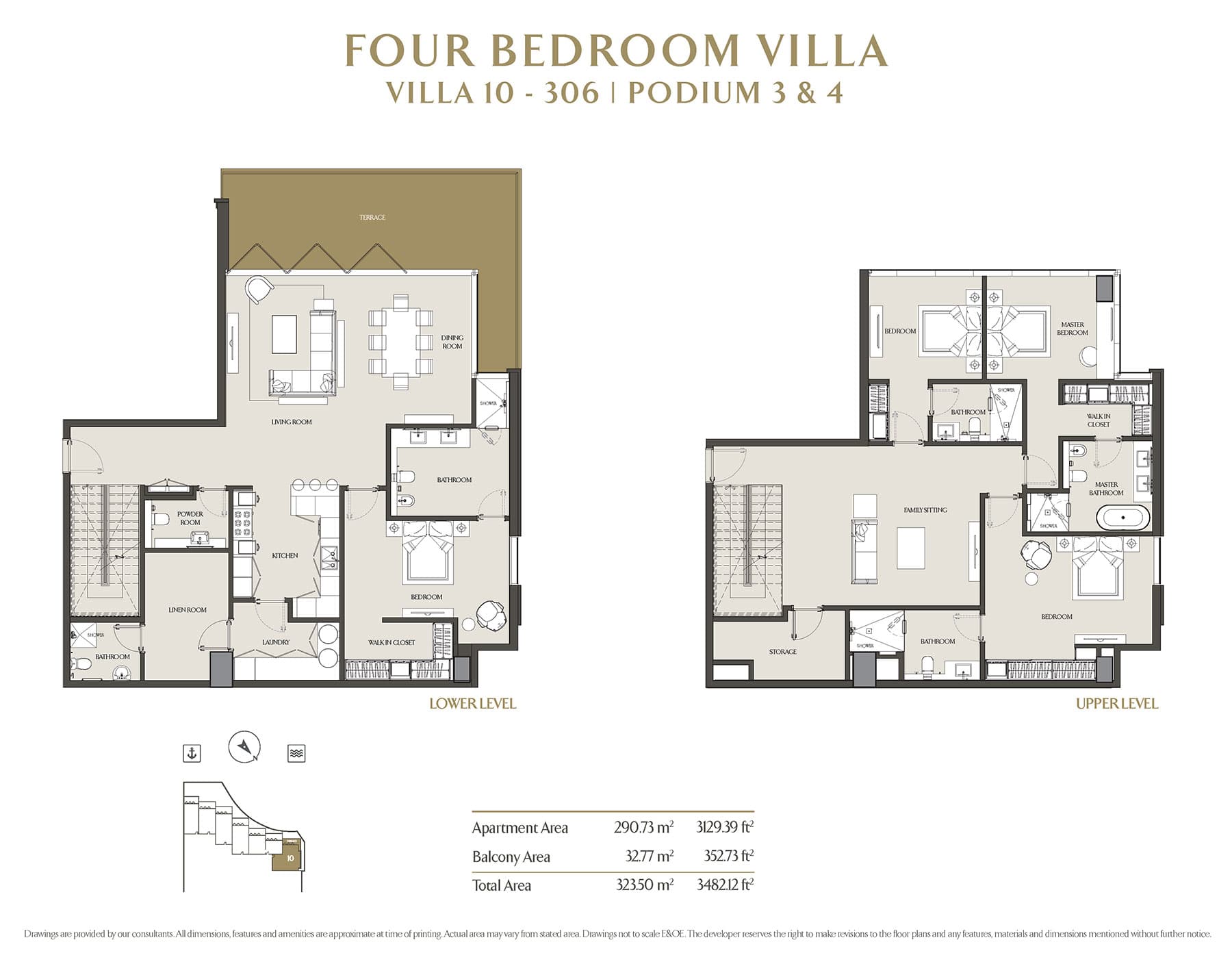 LIV Residence, 4-Bed Floor Plan, type: 4 Bedroom