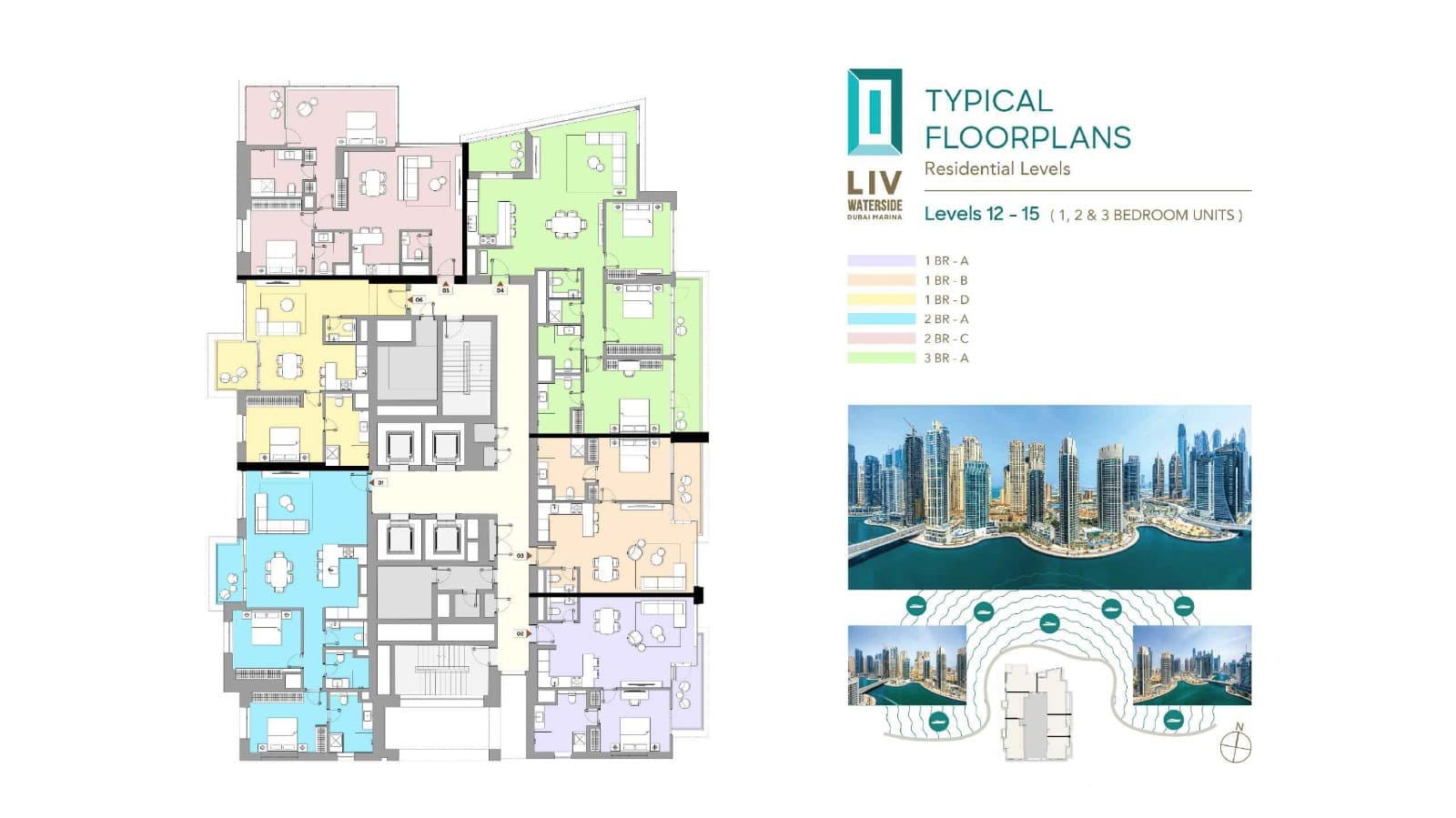 LIV Waterside, 2-Bed Floor Plan, type: