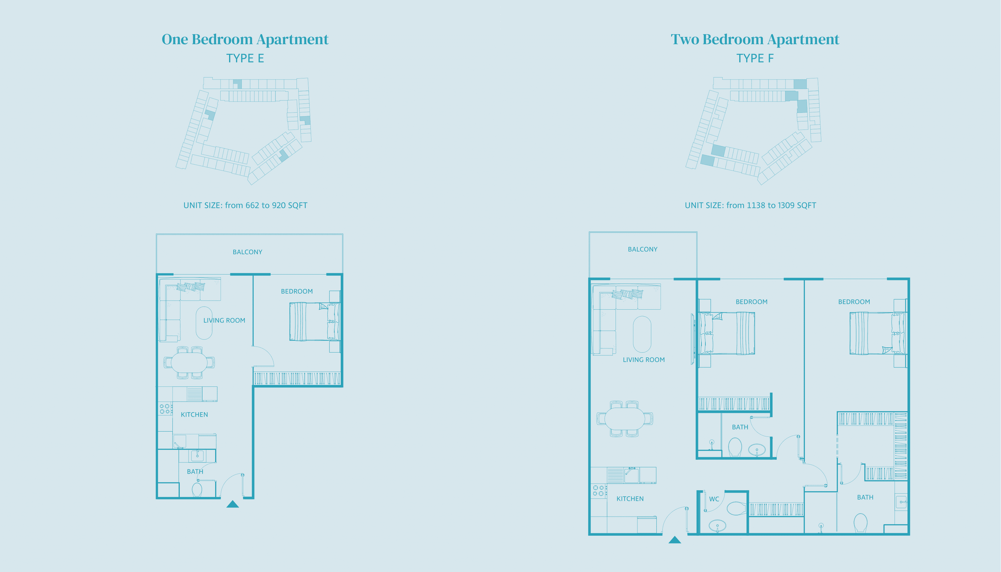 Luma Park Views, 2-Bed Floor Plan, type: