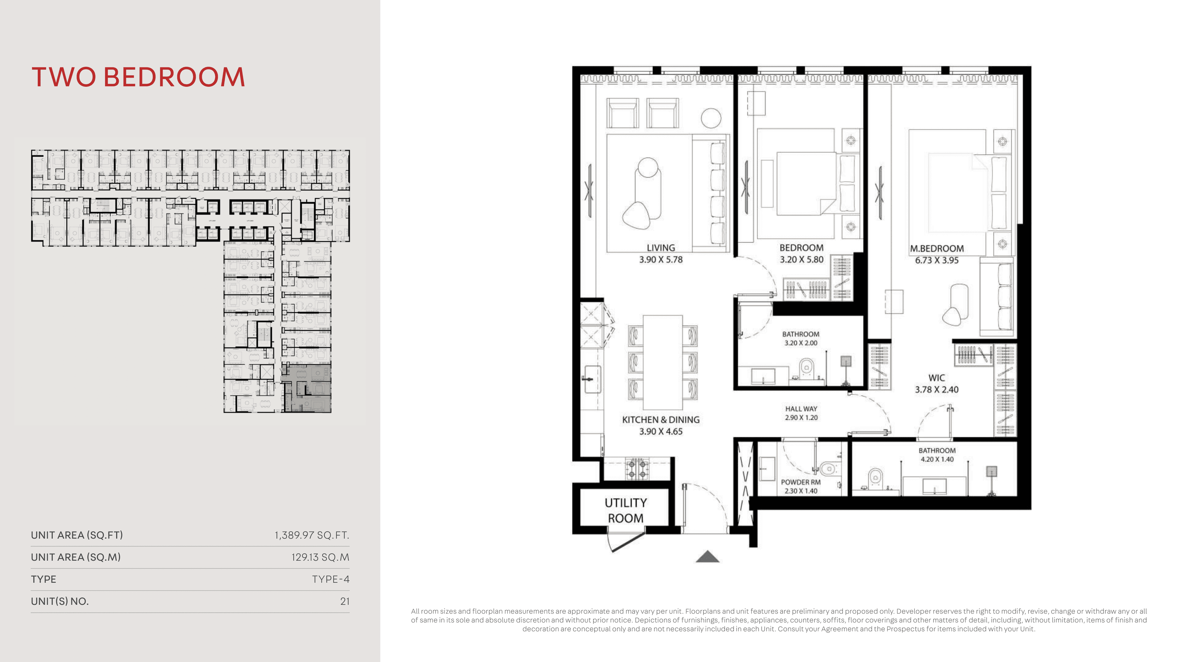 MAG 330, 2-Bed Floor Plan, type: