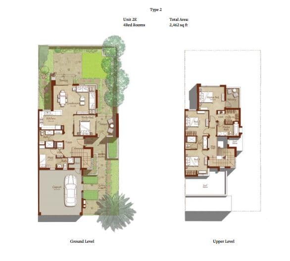 Maple 1, 4-Bed Floor Plan, type: 4 Bedroom