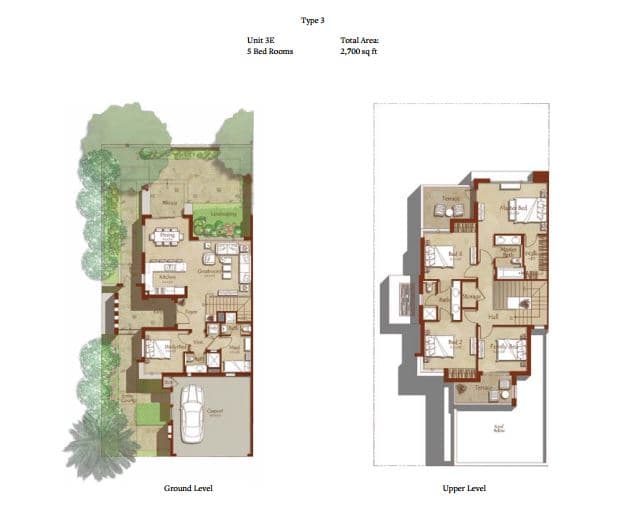 Maple 1, 5-Bed Floor Plan, type: 5 Bedroom