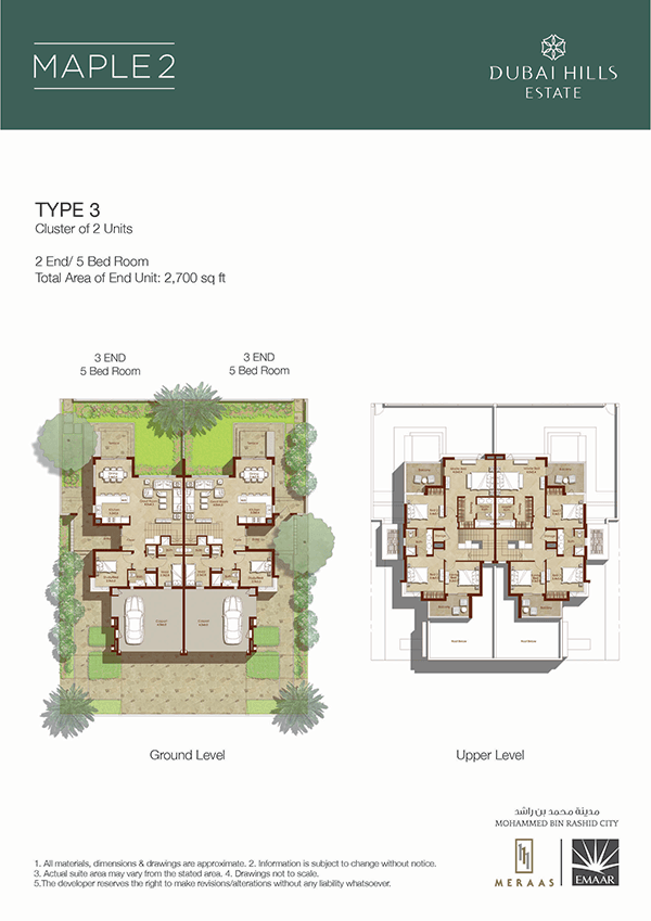 Maple 2, 5-Bed Floor Plan, type: 5 Bedroom
