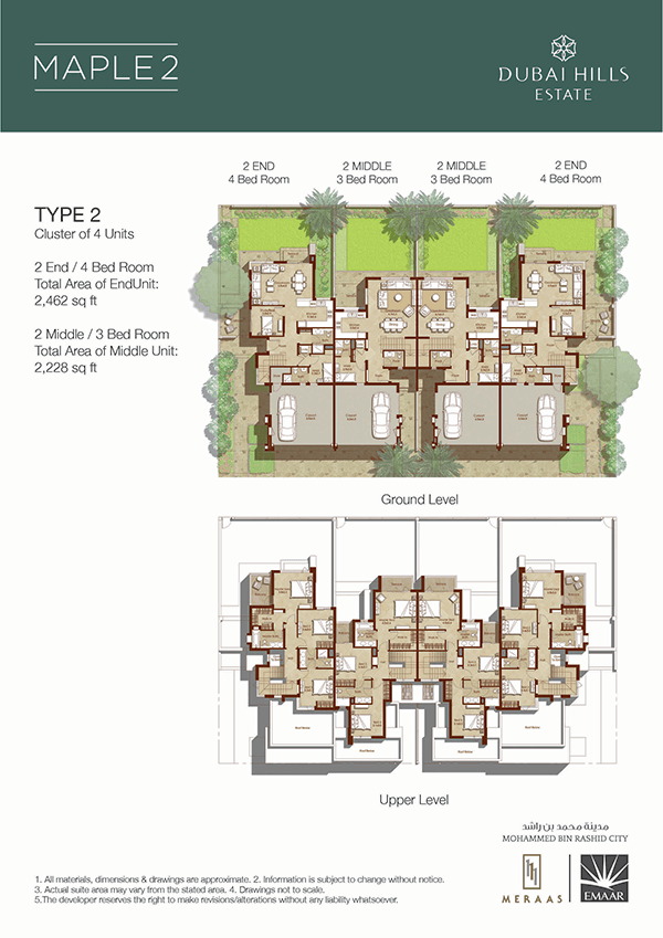Maple 2, 4-Bed Floor Plan, type: 4 Bedroom