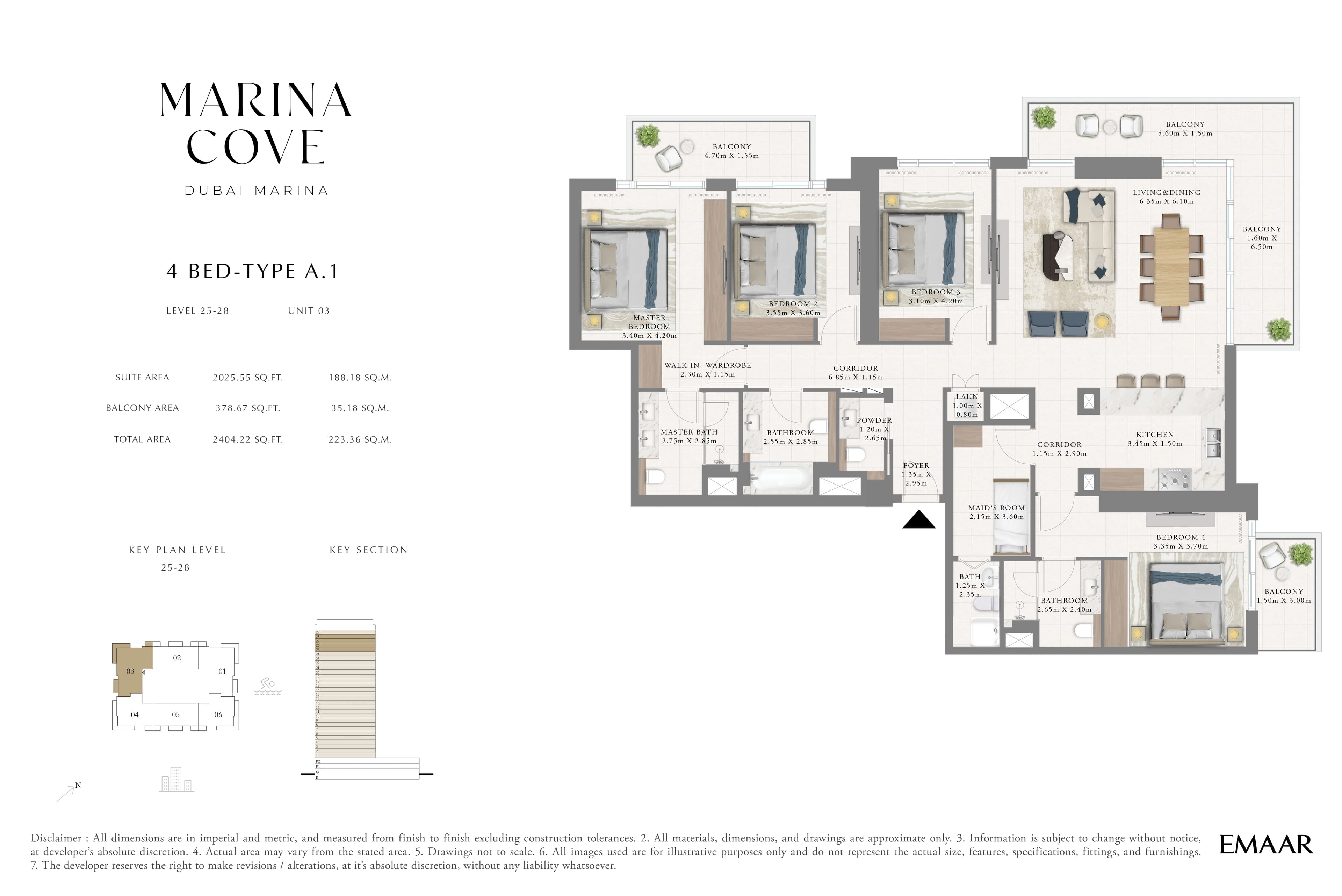 Marina Cove, 4-Bed Floor Plan, type: 4 Bed