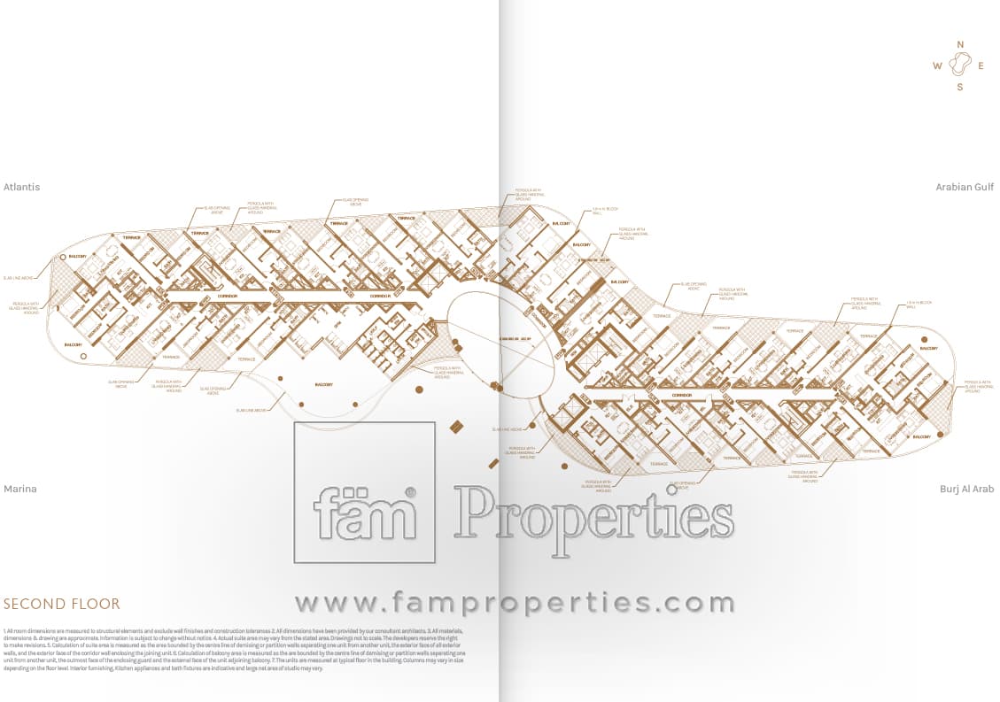 Azizi Mina, -Bed Floor Plan, type: Second Floor