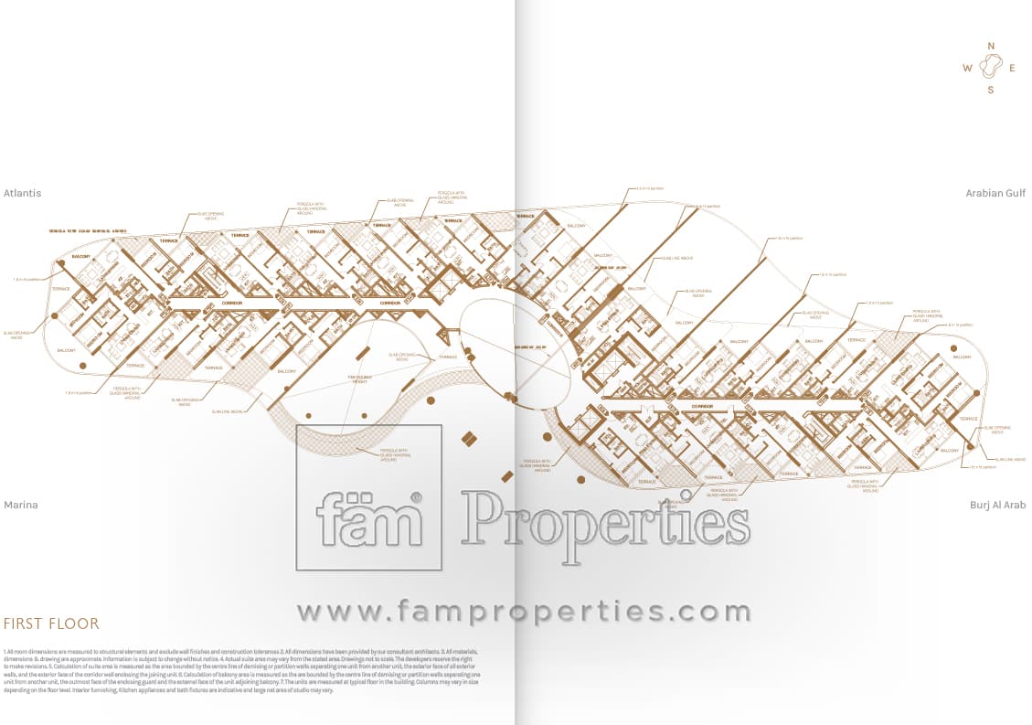 Azizi Mina, -Bed Floor Plan, type: First Floor