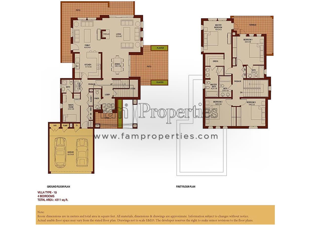 Mirador, 4-Bed Floor Plan, type: 4 Bedrooms Type 10
