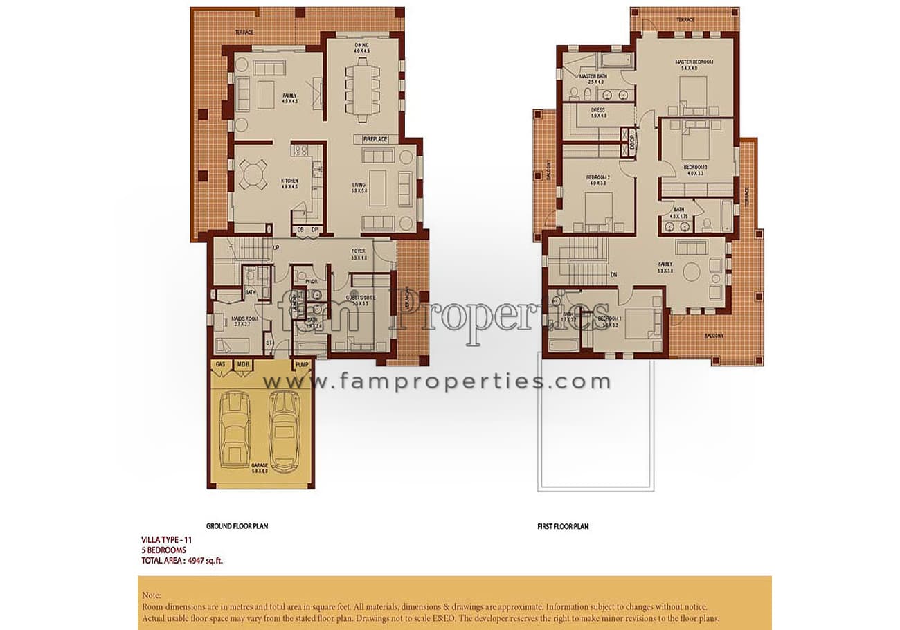 Mirador, 5-Bed Floor Plan, type: 5 Bedrooms Type 11