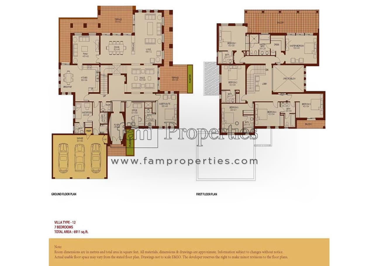 Mirador, 7-Bed Floor Plan, type: 7 Bedrooms Type 12