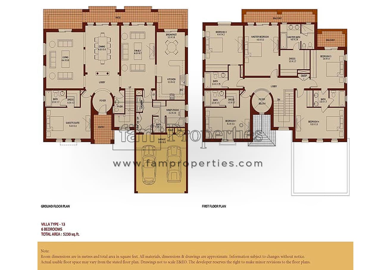Mirador, 6-Bed Floor Plan, type: 6 Bedrooms Type 13