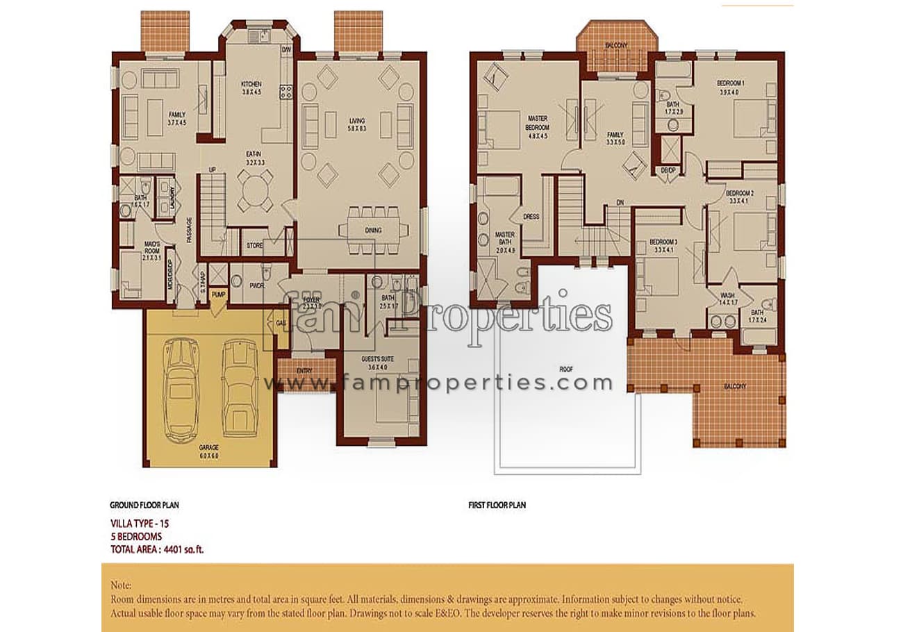 Mirador, 5-Bed Floor Plan, type: 5 Bedrooms Type 15