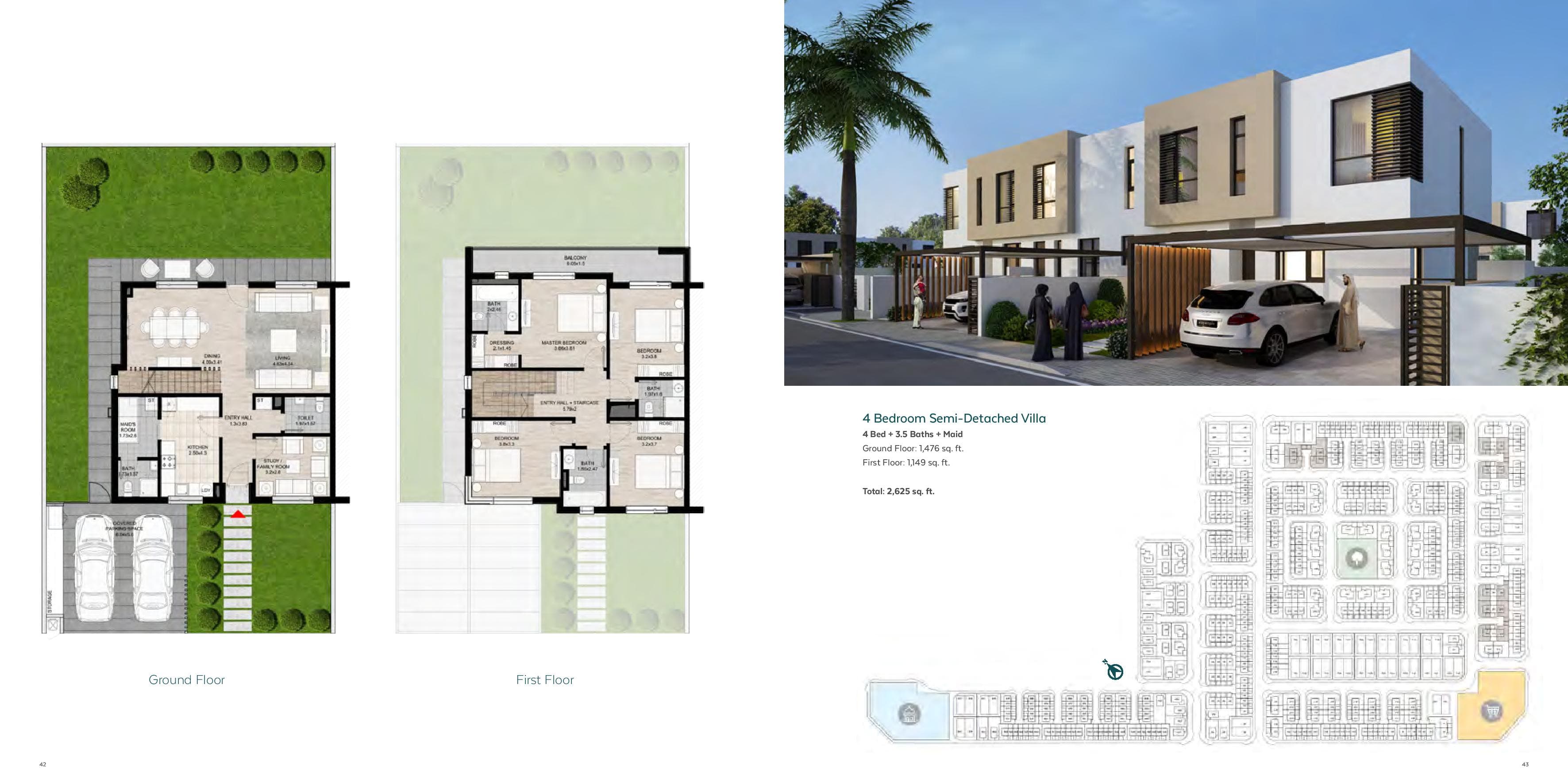 Nasma Residences, 4-Bed Floor Plan, type: 4 Bedroom