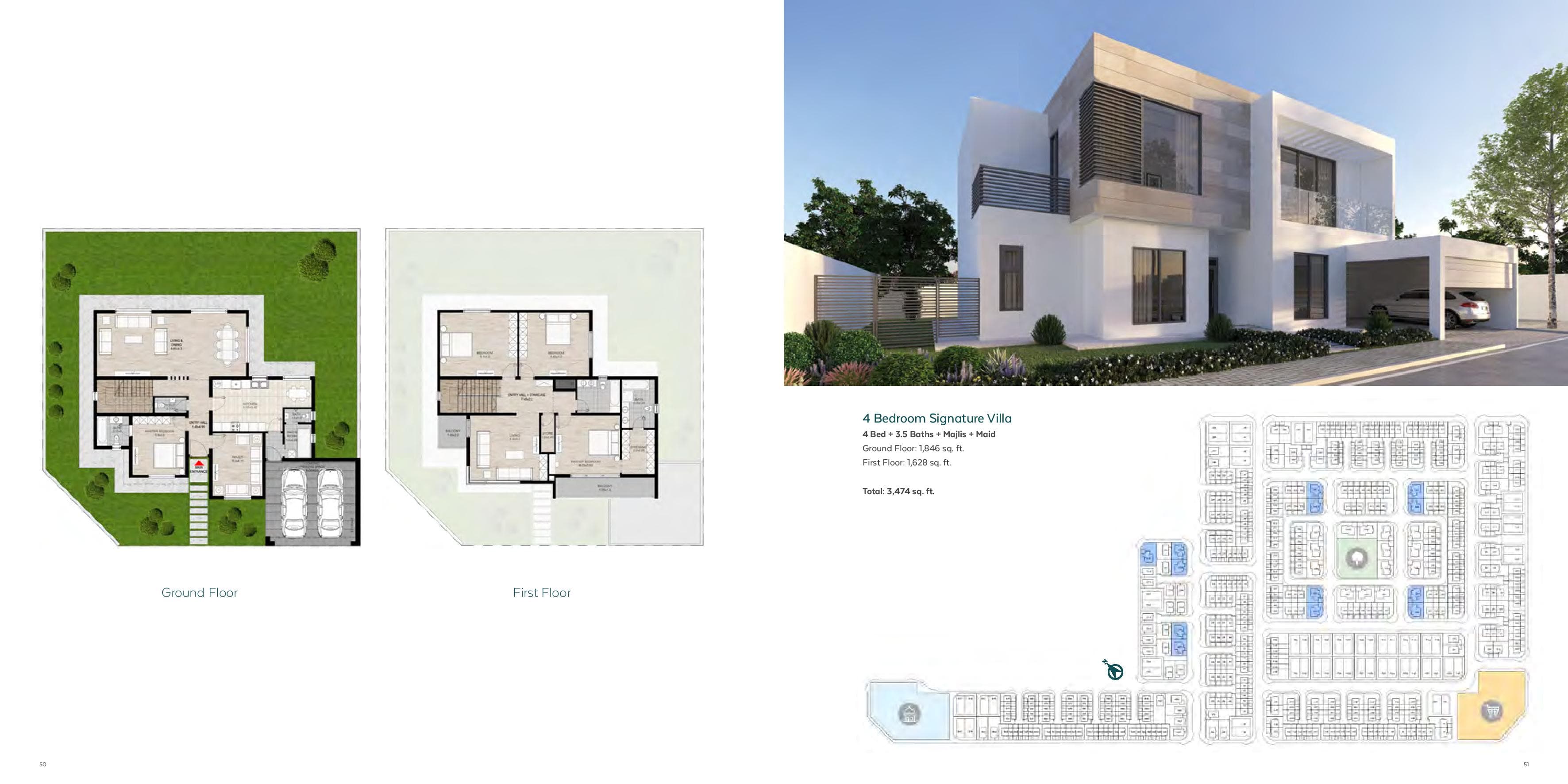 Nasma Residences, 4-Bed Floor Plan, type: 4 Bedroom