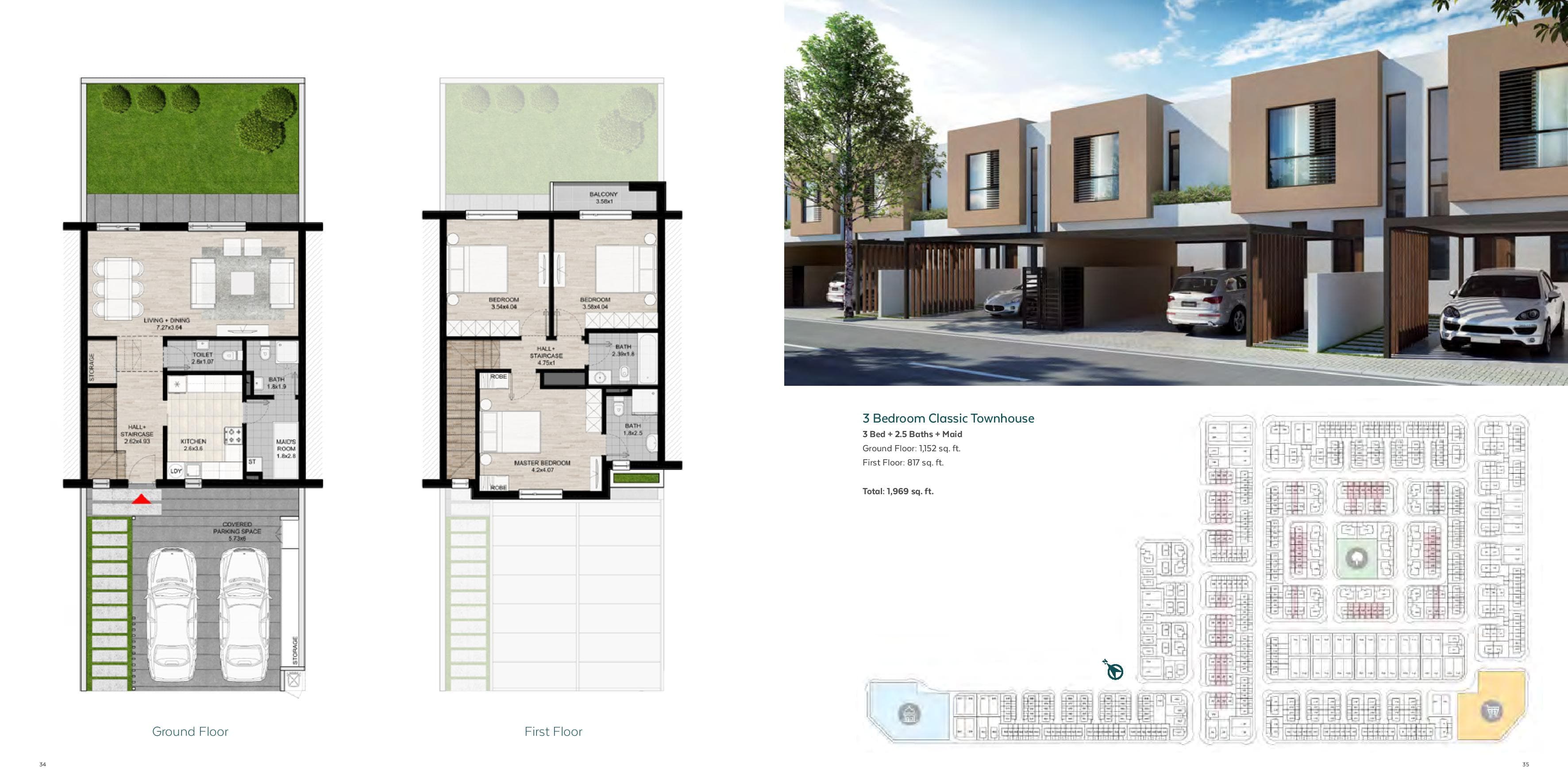 Nasma Residences, 3-Bed Floor Plan, type: 3 Bedroom