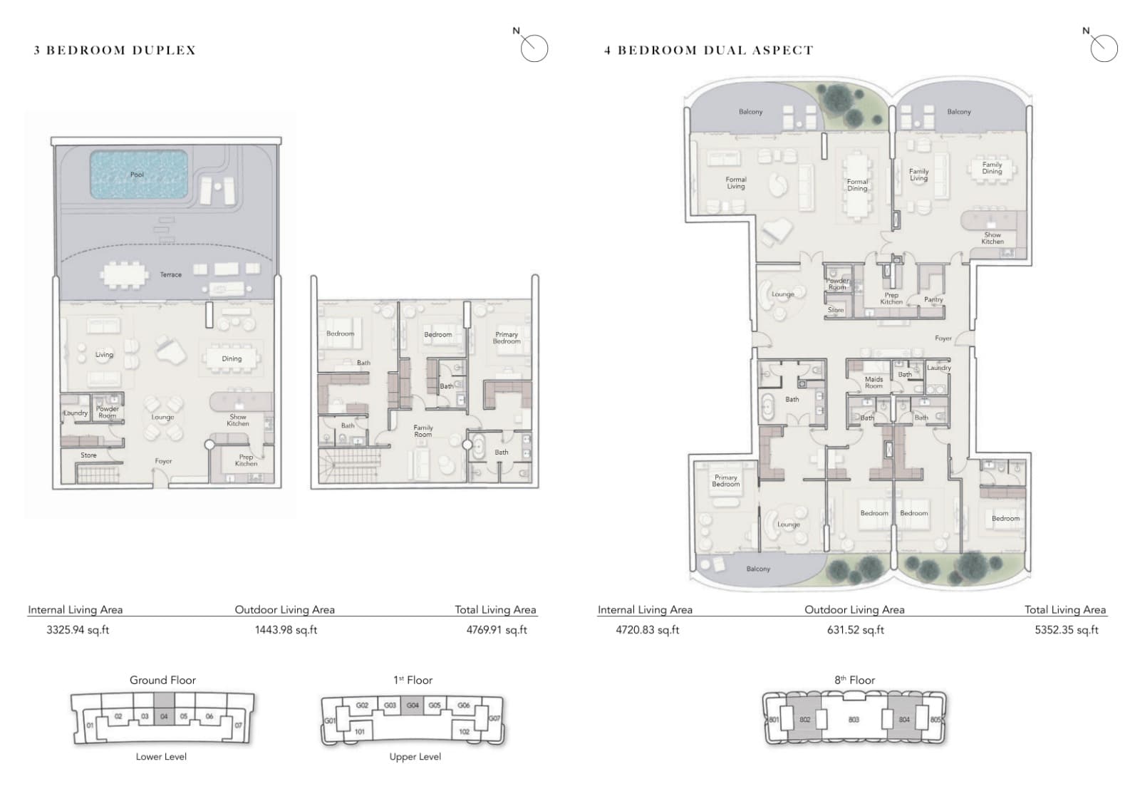 Ocean House, 3-Bed Floor Plan, type: