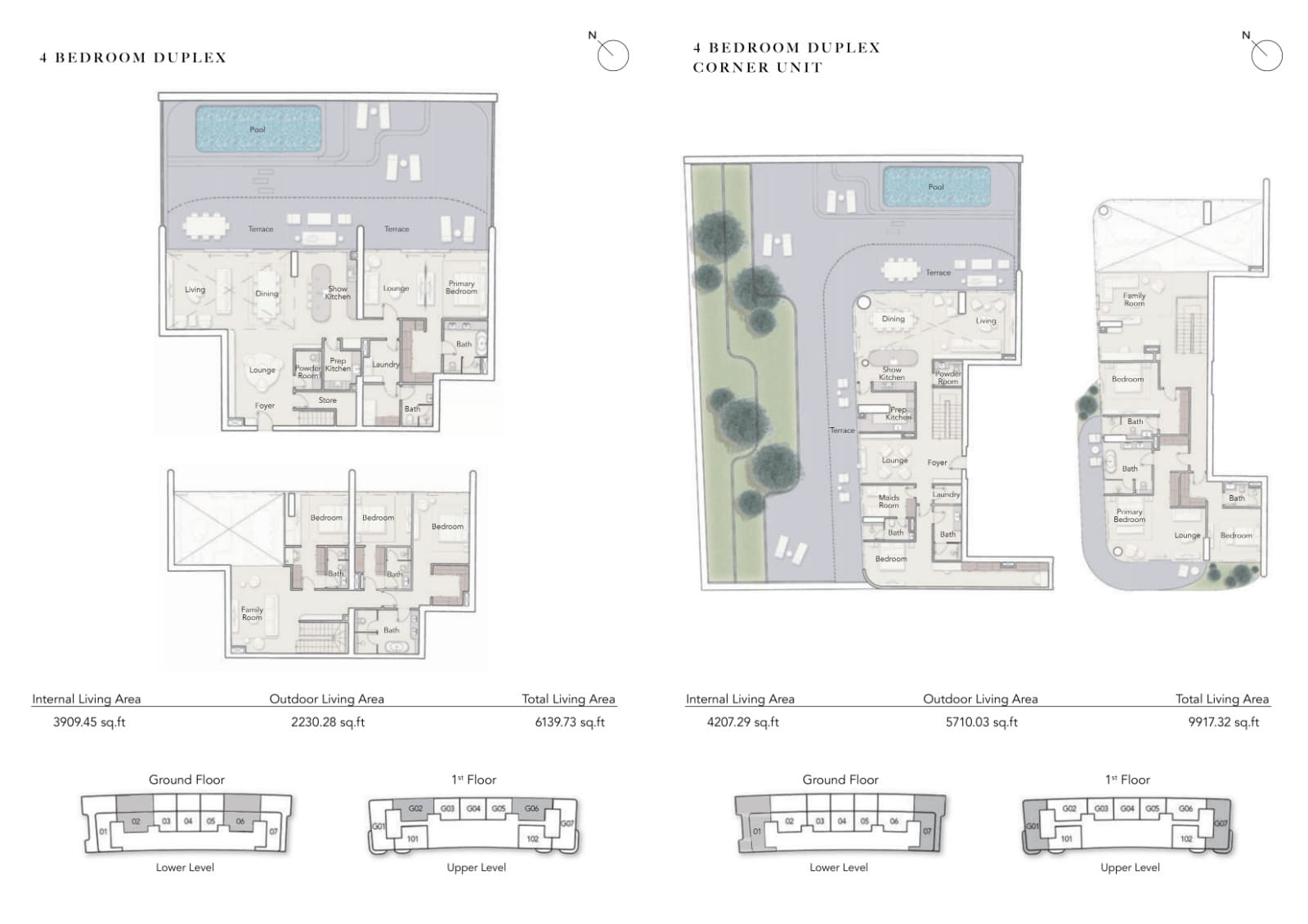 Ocean House, 4-Bed Floor Plan, type: