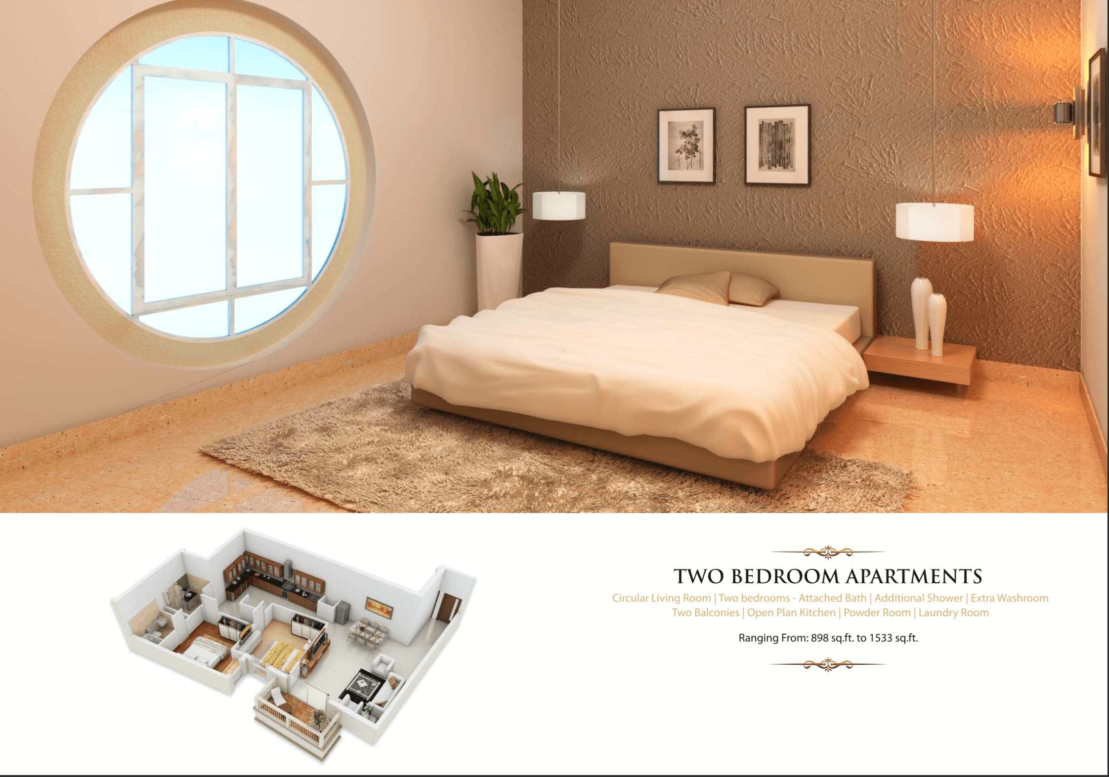 Pacific Edmonton Elm, 2-Bed Floor Plan, type: Two Bedroom Apartment