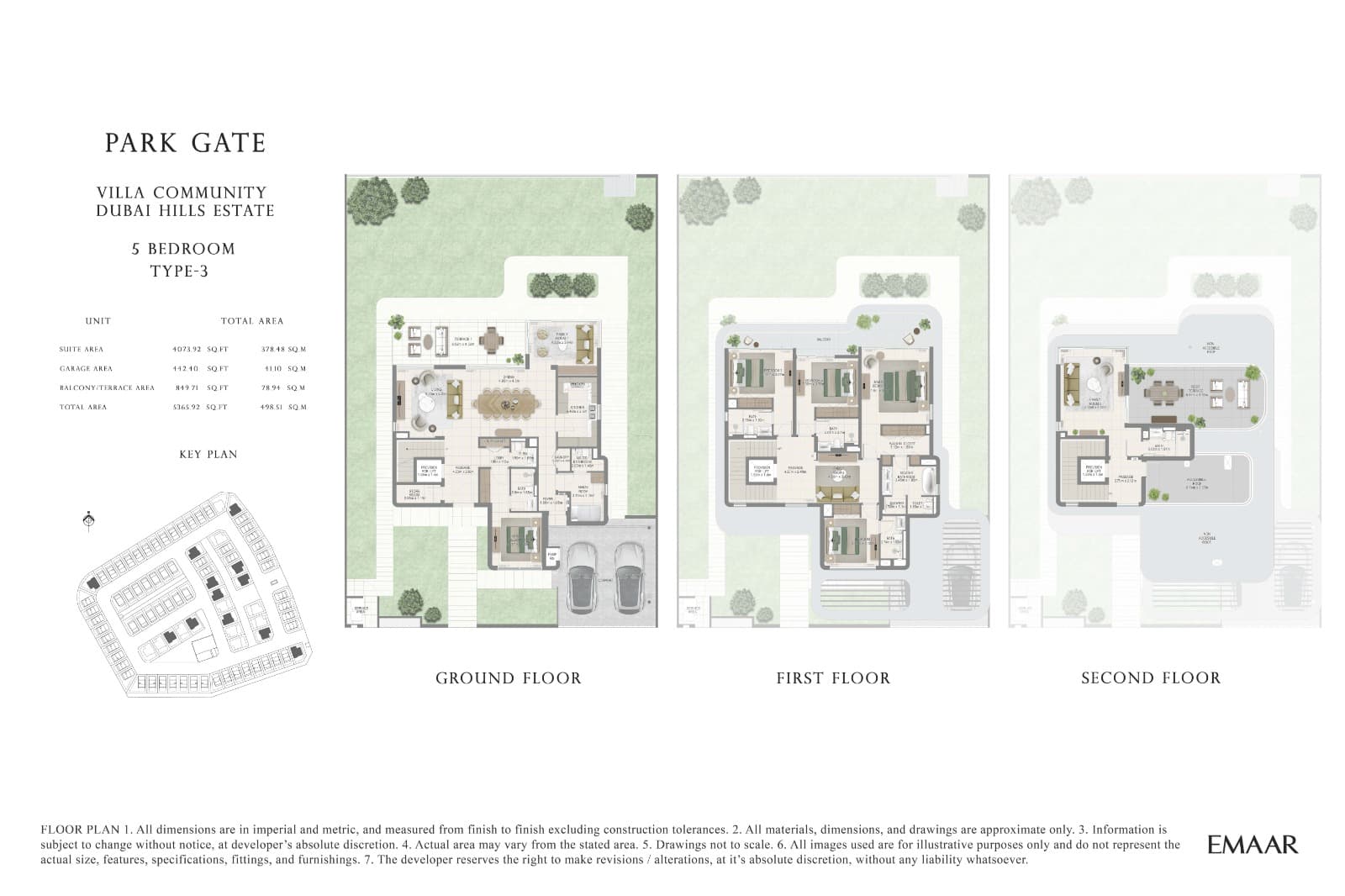 Park Gate, 5-Bed Floor Plan, type: