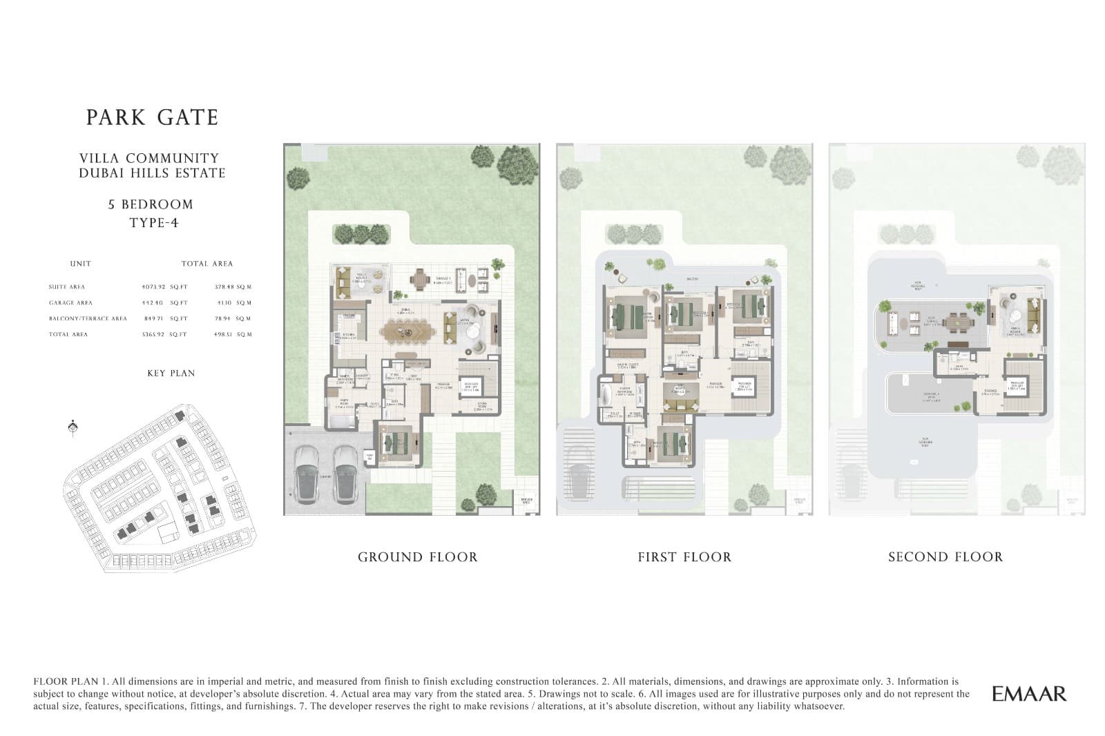 Park Gate, 5-Bed Floor Plan, type: